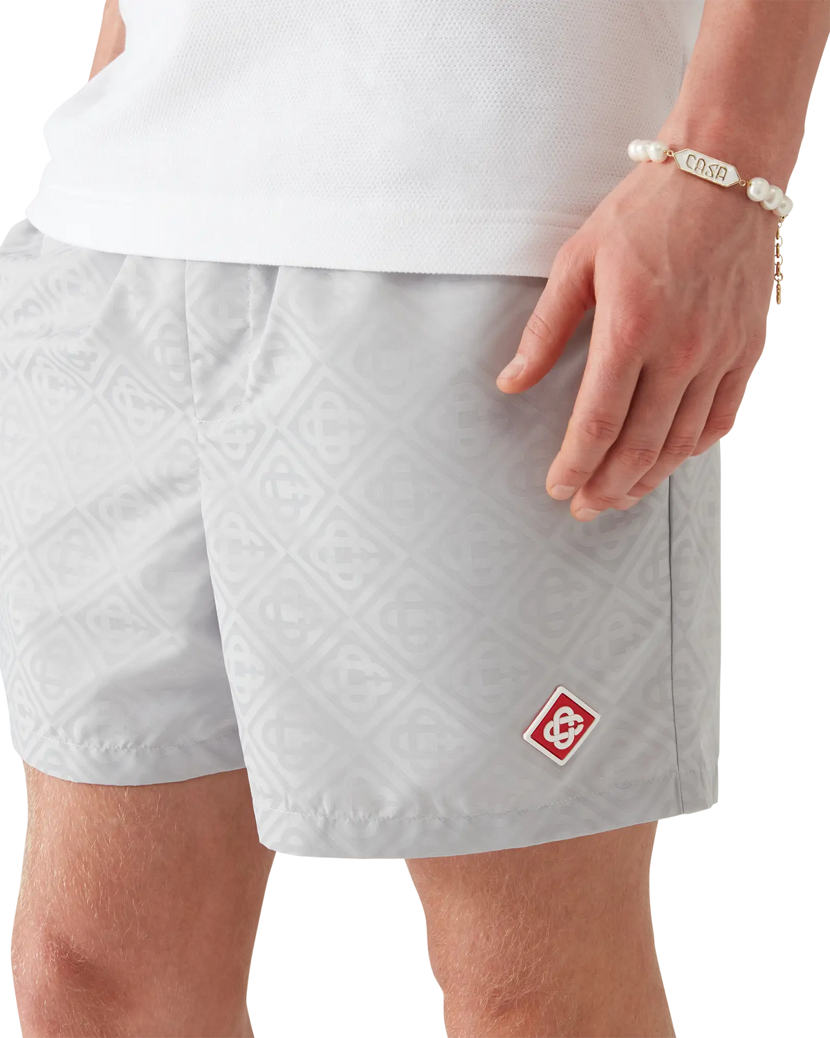 Monogram Jacquard Swim Shorts | Casablanca Paris | Image 5