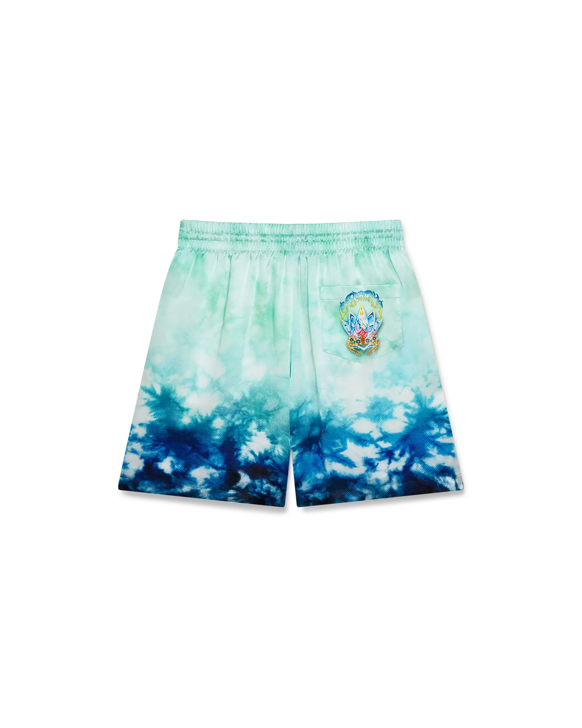 Surf Lotus Silk Shorts | Casablanca Paris | Image 6