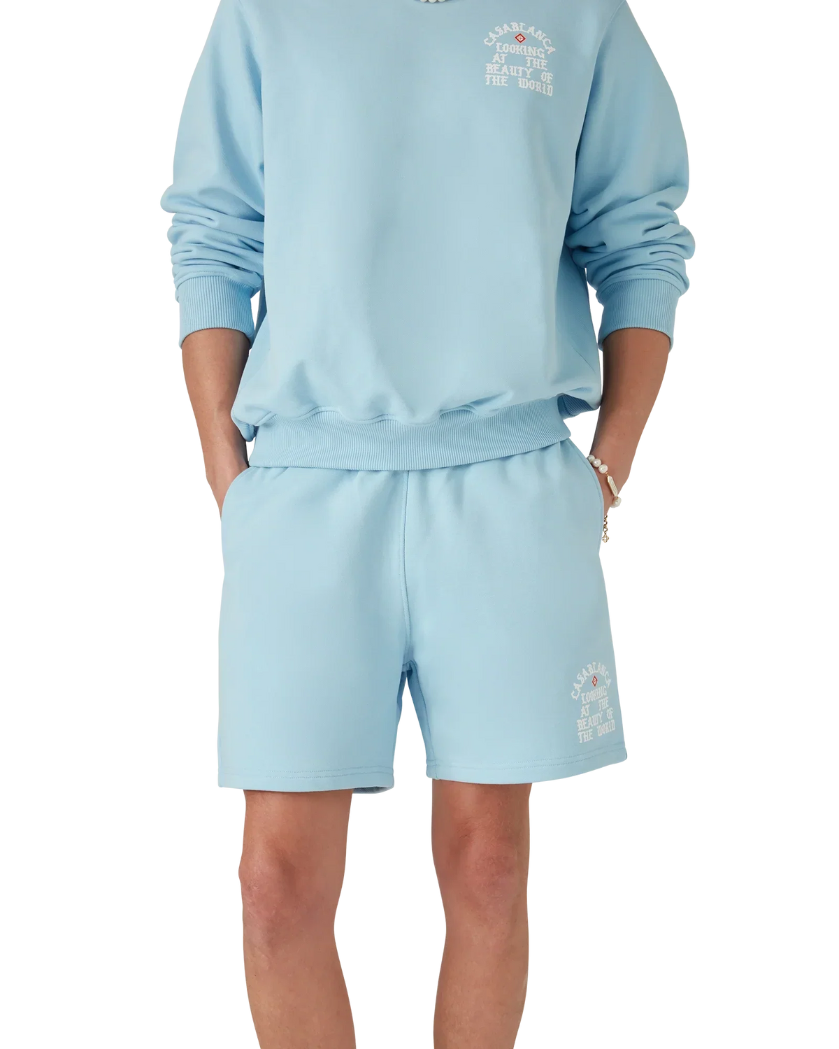 Beauty Of The World Sweatshorts | Casablanca Paris | Image 5