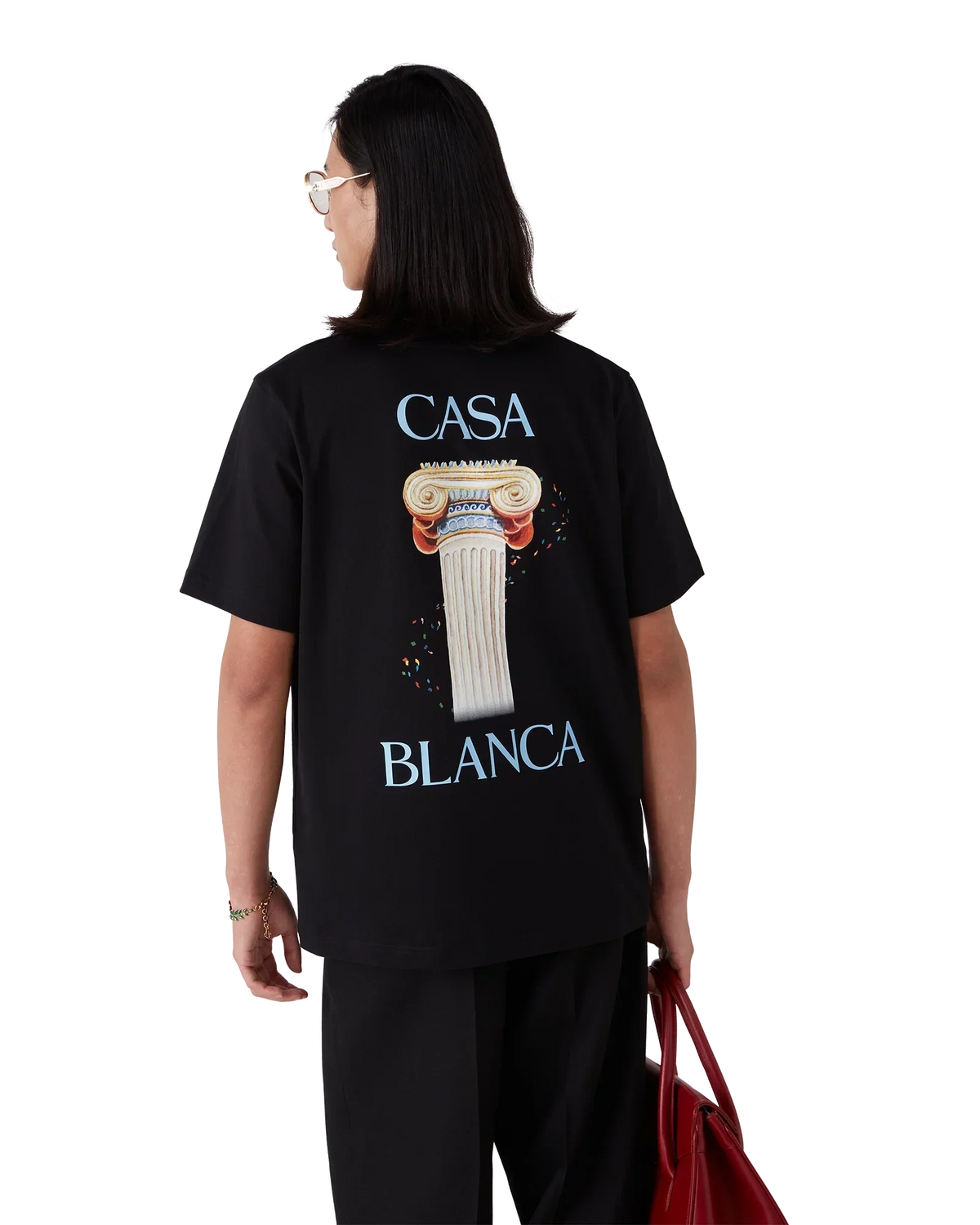 La Colonne Short Sleeve Short Sleeve T-Shirt | Casablanca Paris | Image 5