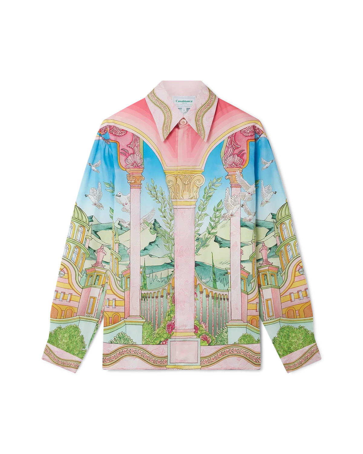 Le Jardin Ideal Long Sleeve Long Sleeve Shirt | Casablanca Paris | Image 6