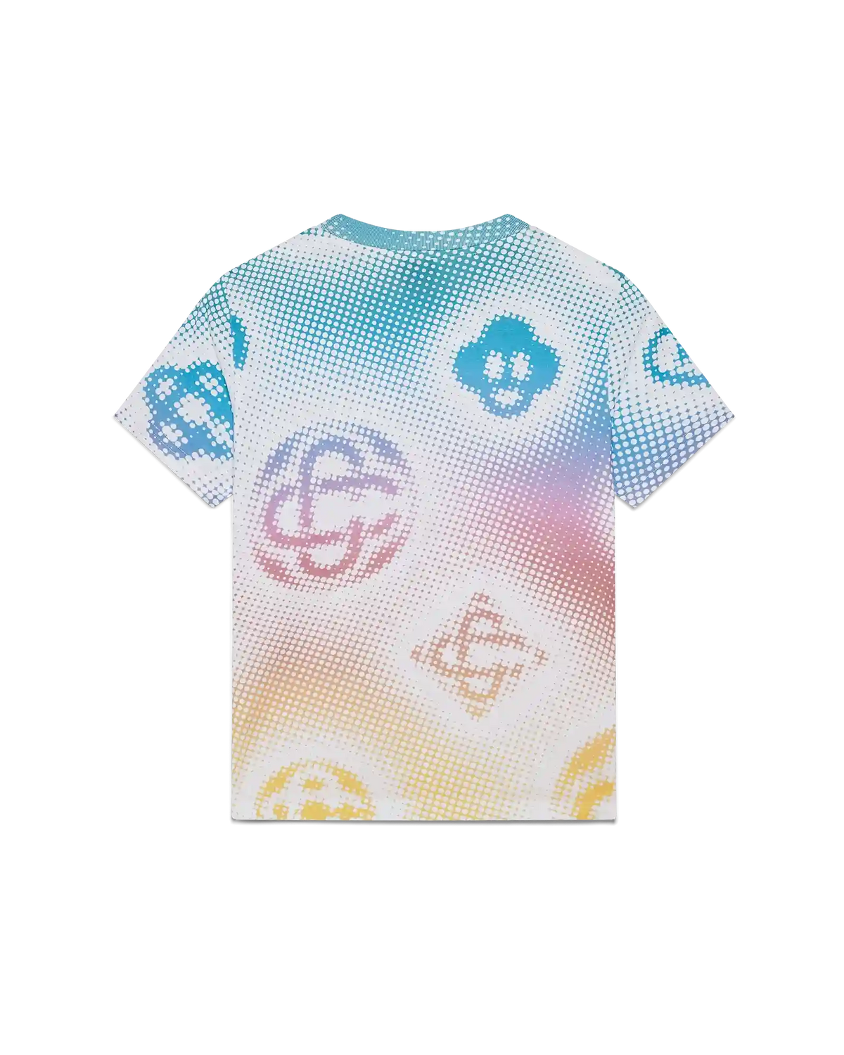 Halftone Logo Fitted Short Sleeve T-Shirt | Casablanca Paris | Image 6