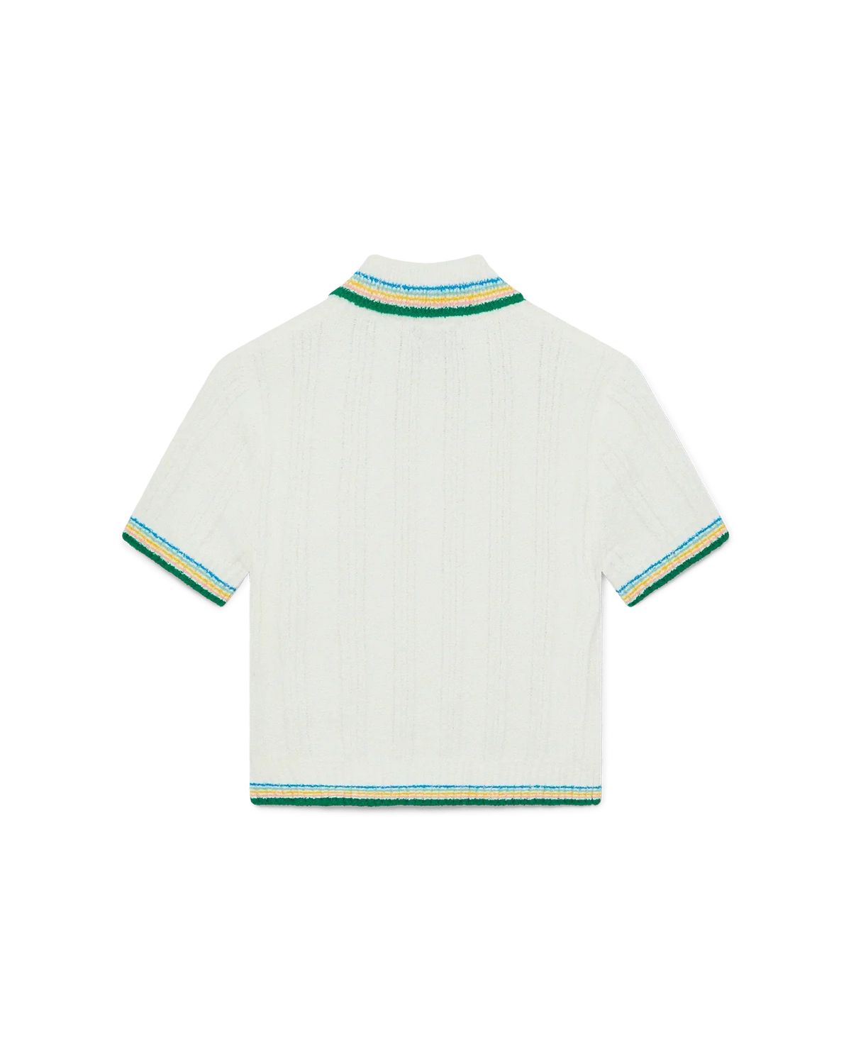 Rib Boucle Polo Shirt | Casablanca Paris | Image 6