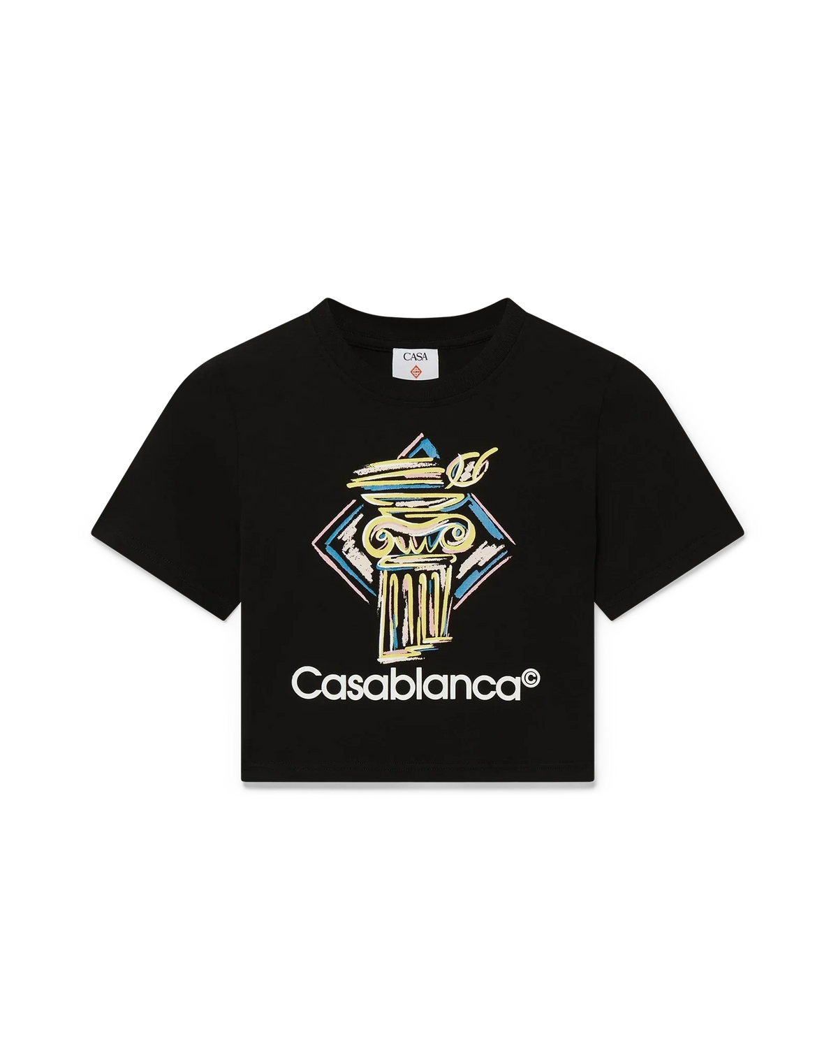 Diamond Column Baby Short Sleeve T-Shirt | Casablanca Paris | Image 1