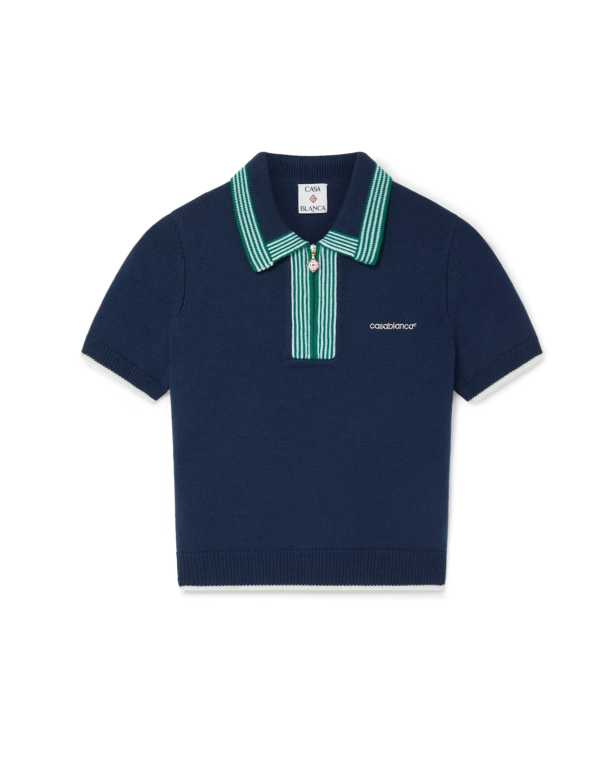 Knit Tennis Polo Shirt | Casablanca Paris | Image 1
