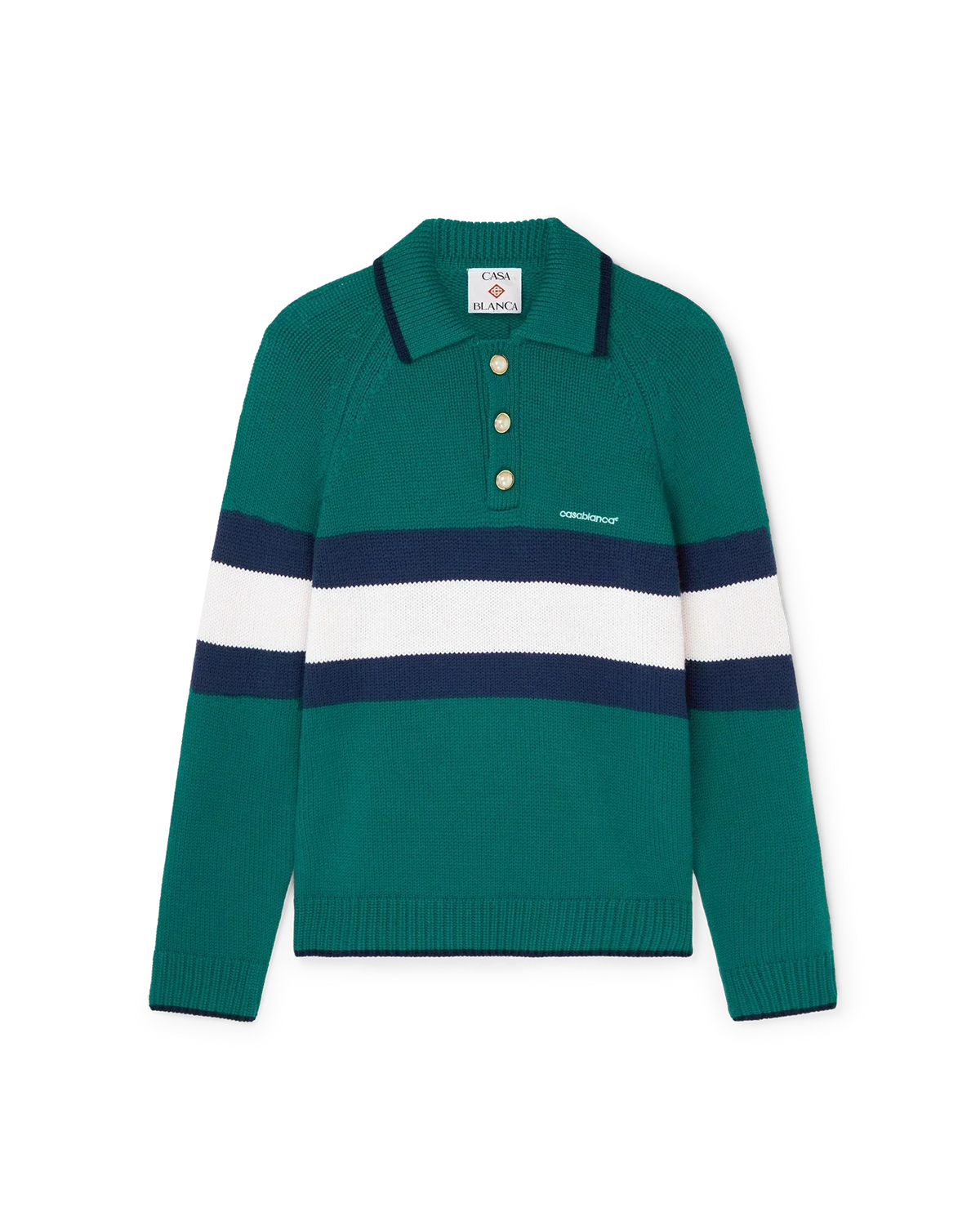 Colourblock Polo Shirt | Casablanca Paris | Image 1