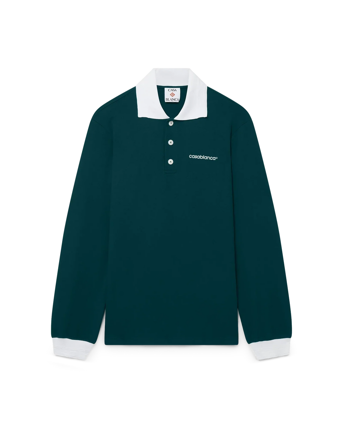 Long Sleeve Polo Shirt | Casablanca Paris | Image 1