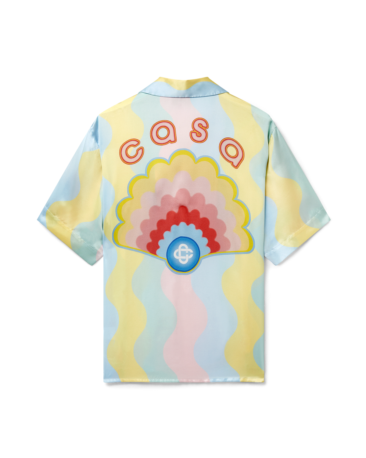Casa Shell Wave Silk Shirt | Casablanca Paris | Image 1