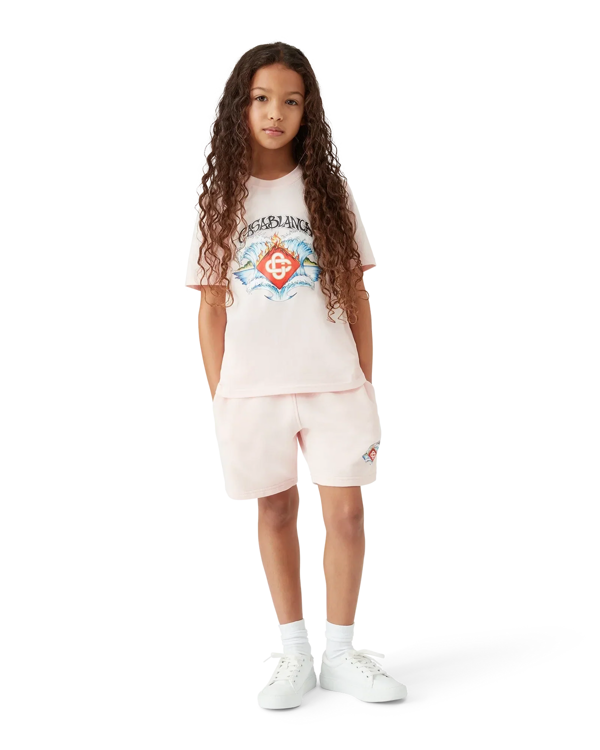 Children's Waves Short Sleeve T-shirt | Casablanca Paris | Image 2