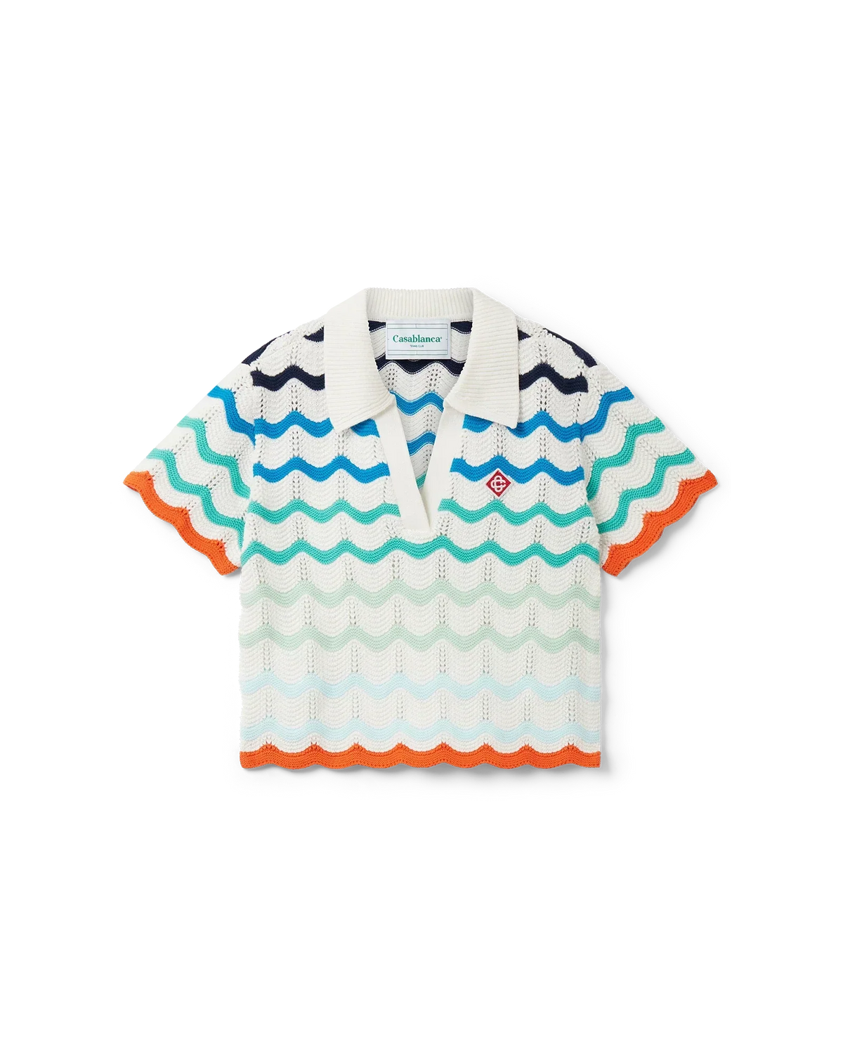 Gradient Wave Crochet Top | Casablanca Paris | Image 1