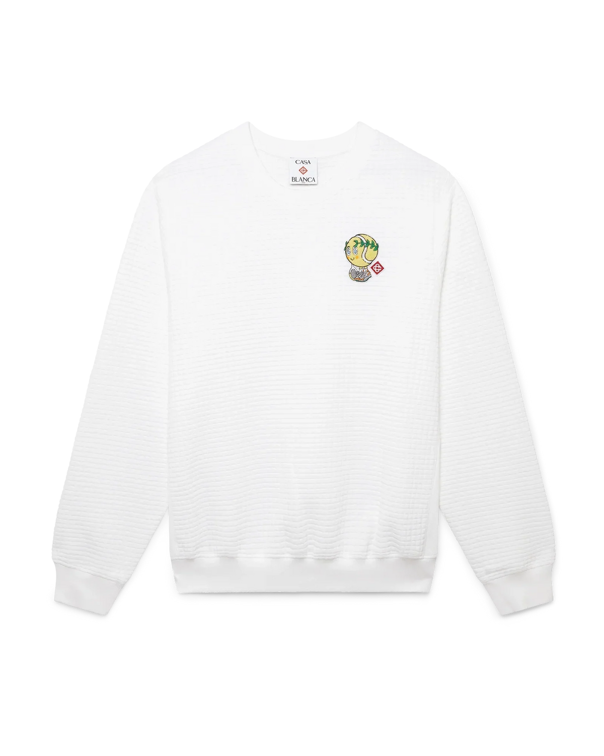 Tennis Mascot Quilted Sweatshirt | Casablanca Paris | Image 1