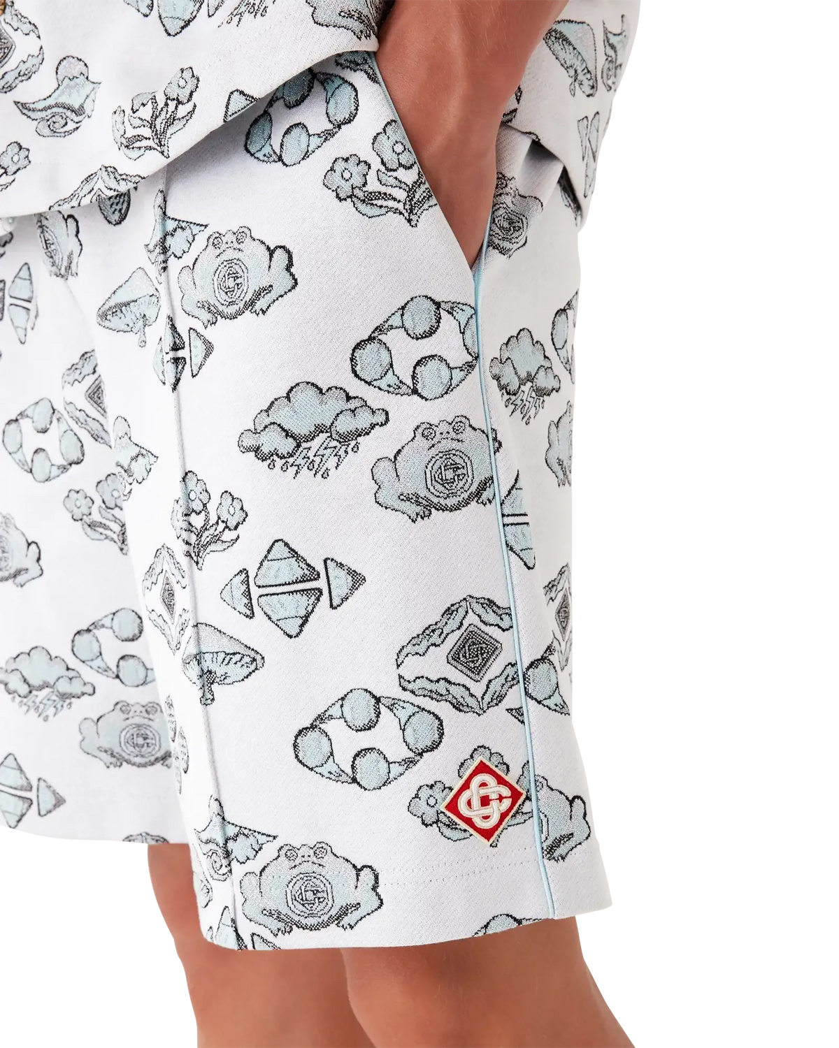 Jacquard Motif Track Shorts | Casablanca Paris | Image 5