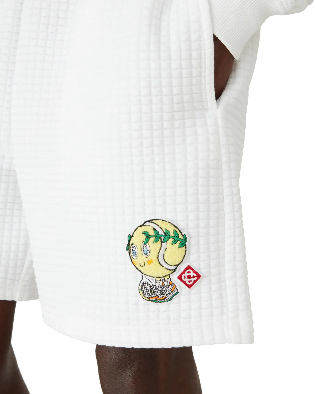 Tennis Mascot Quilted Sweatshorts | Casablanca Paris | Image 5