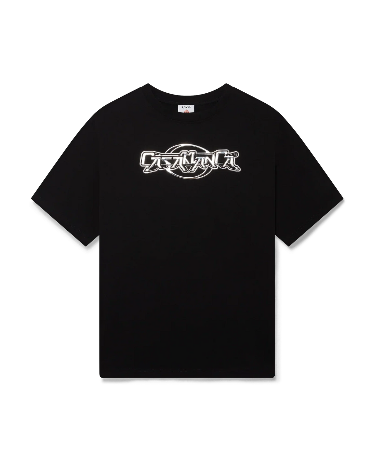Casablanca Chrome Oversized Short Sleeve T-Shirt | Casablanca Paris | Image 1