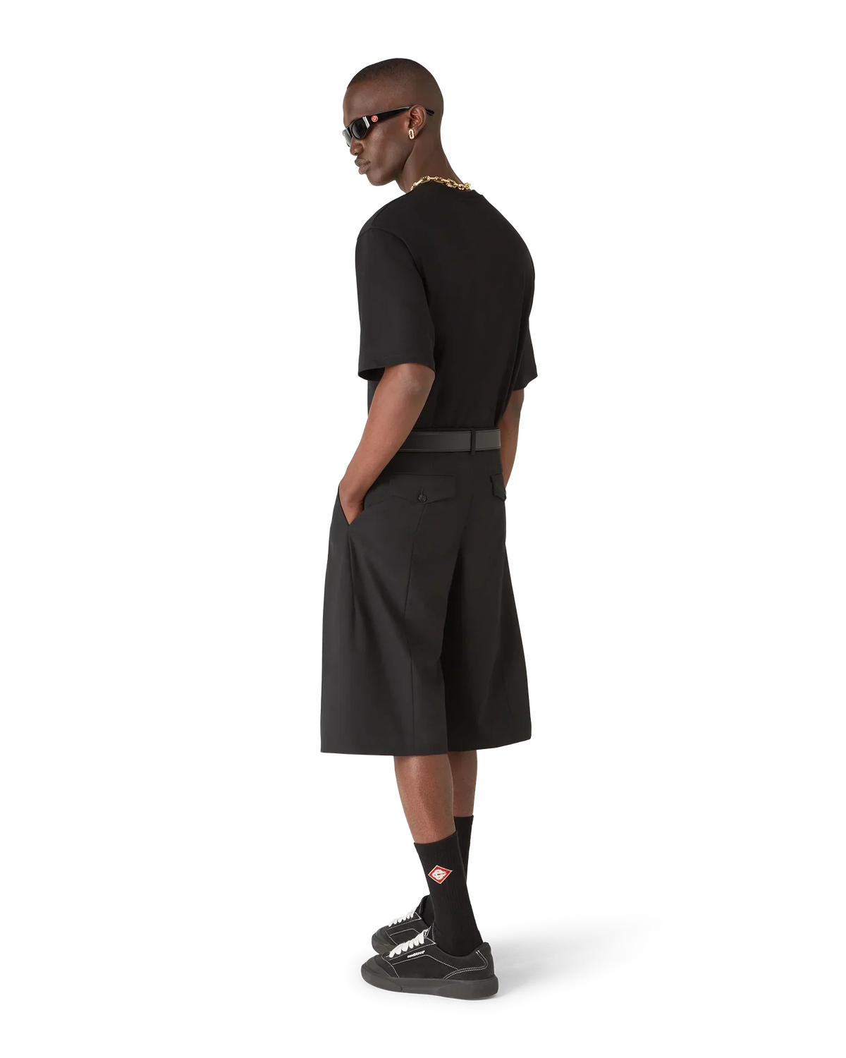 Casablanca Chrome Oversized Short Sleeve T-Shirt | Casablanca Paris | Image 3