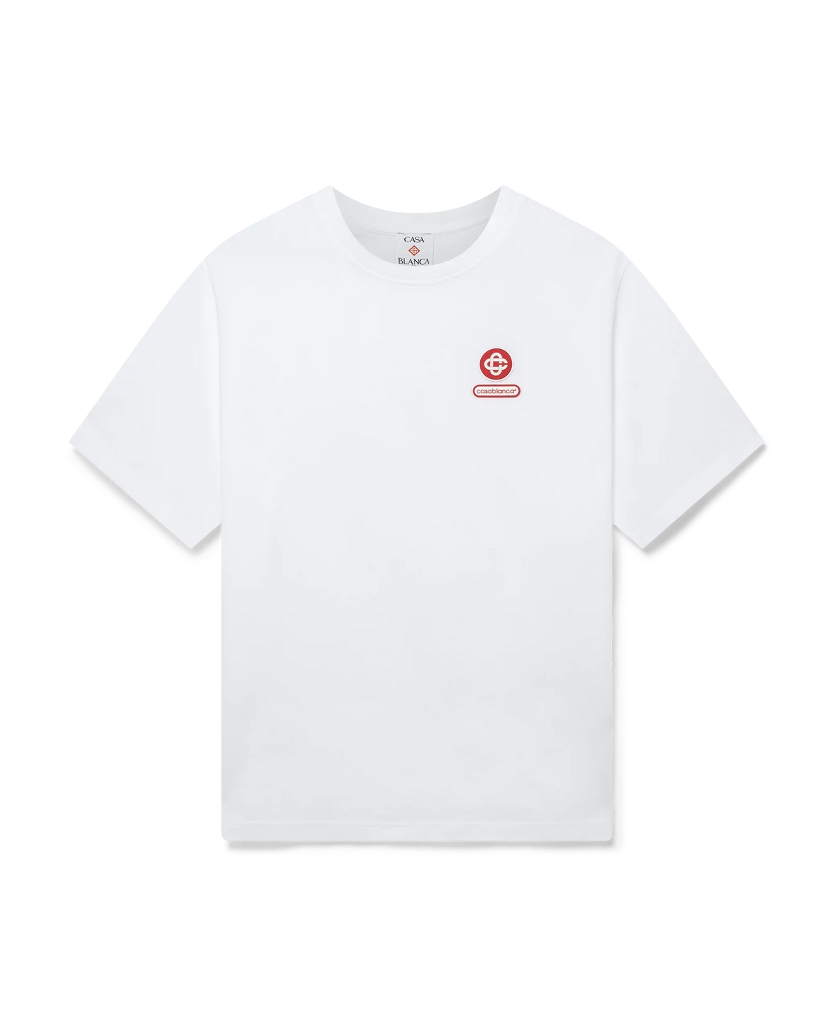 Logo Patch Short Sleeve T-Shirt | Casablanca Paris | Image 1