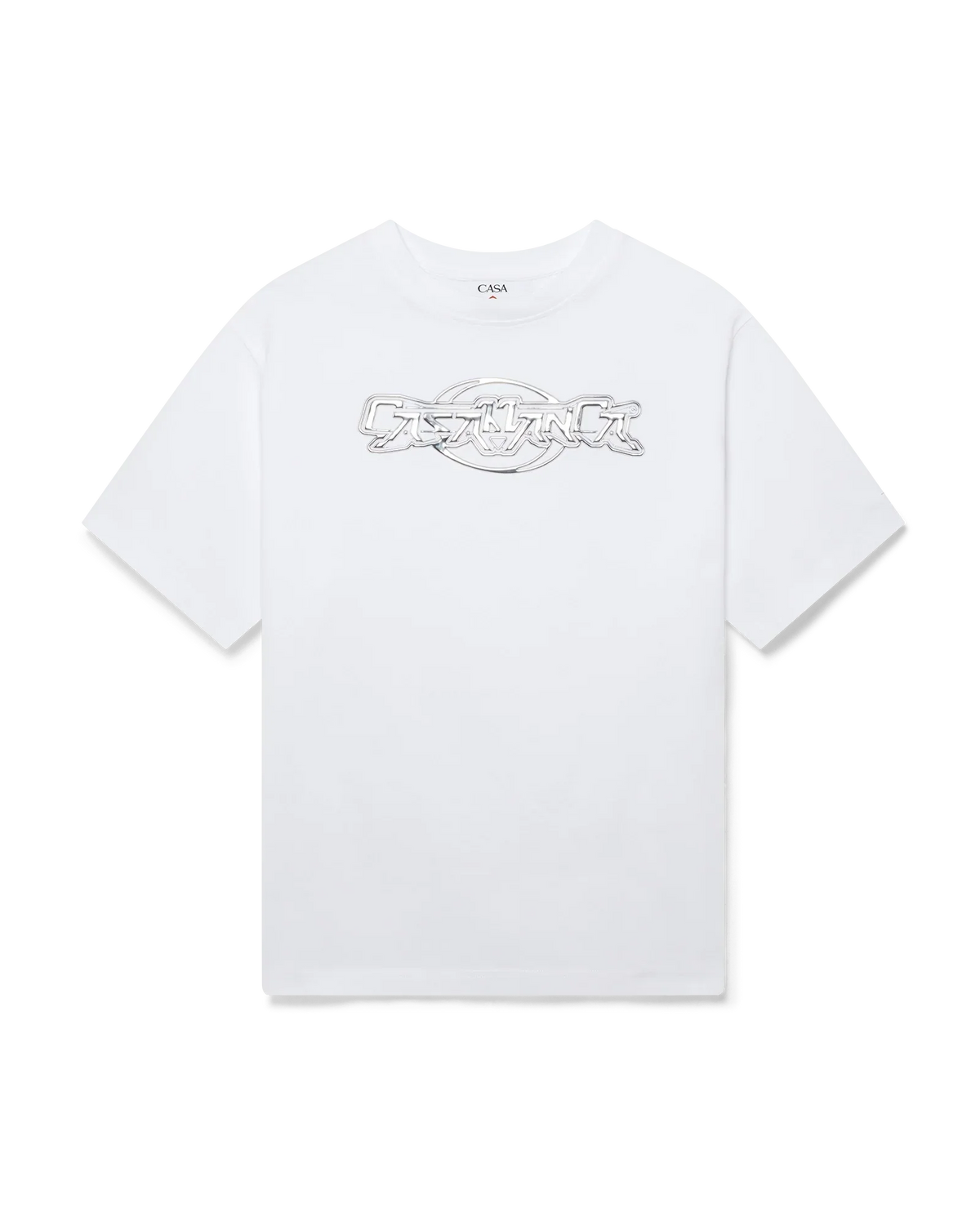 Casablanca Chrome Oversized Short Sleeve T-Shirt | Casablanca Paris | Image 1