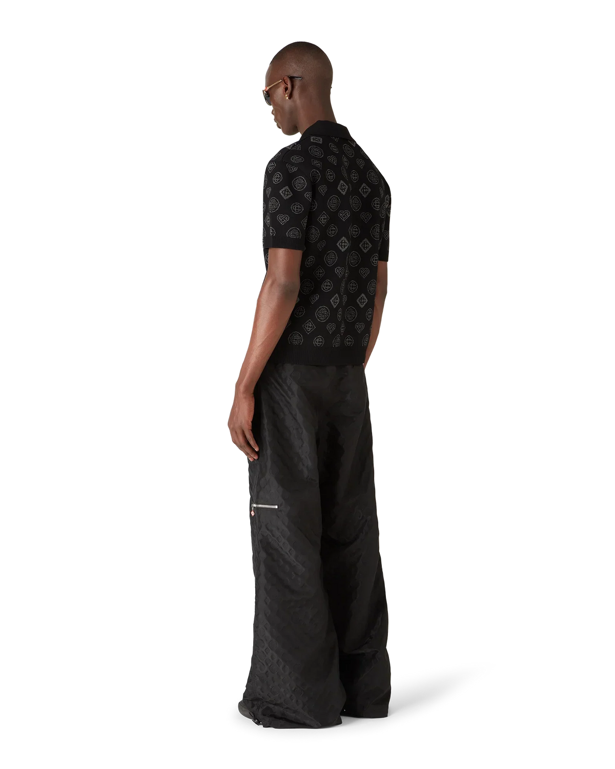 Monogram Jacquard Polo | Casablanca Paris | Image 3