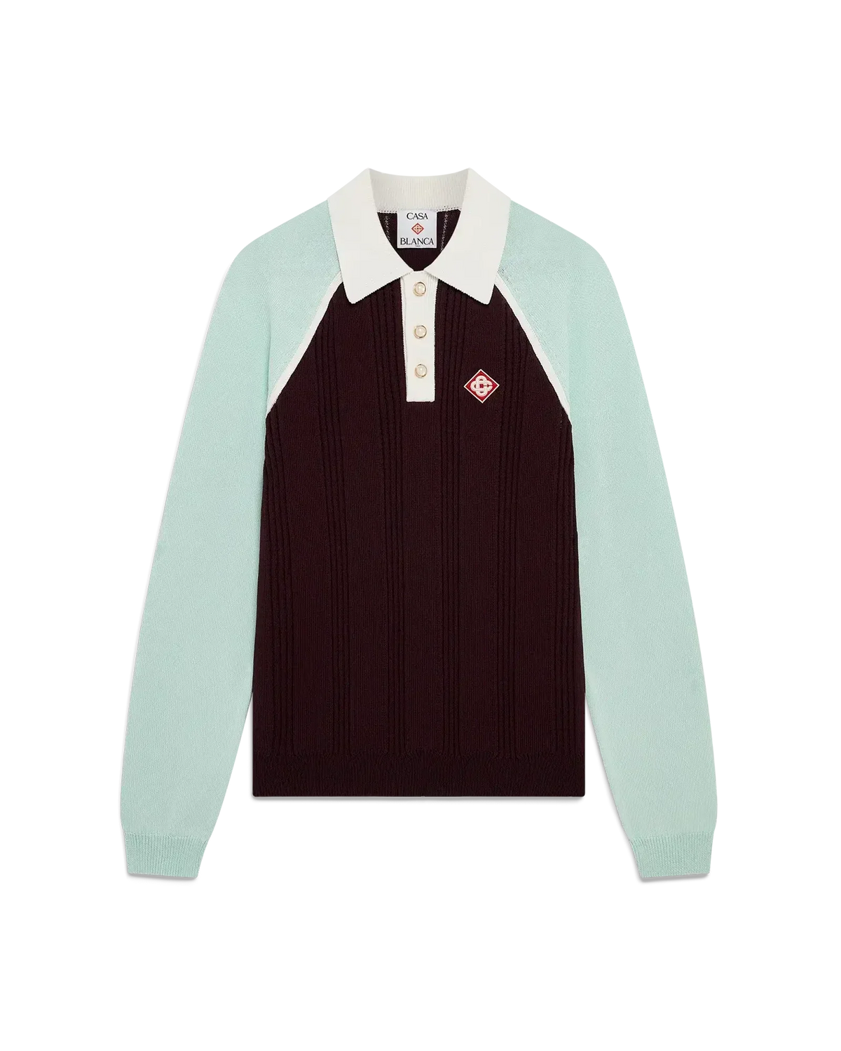 Tennis Long Sleeve Polo | Casablanca Paris | Image 1