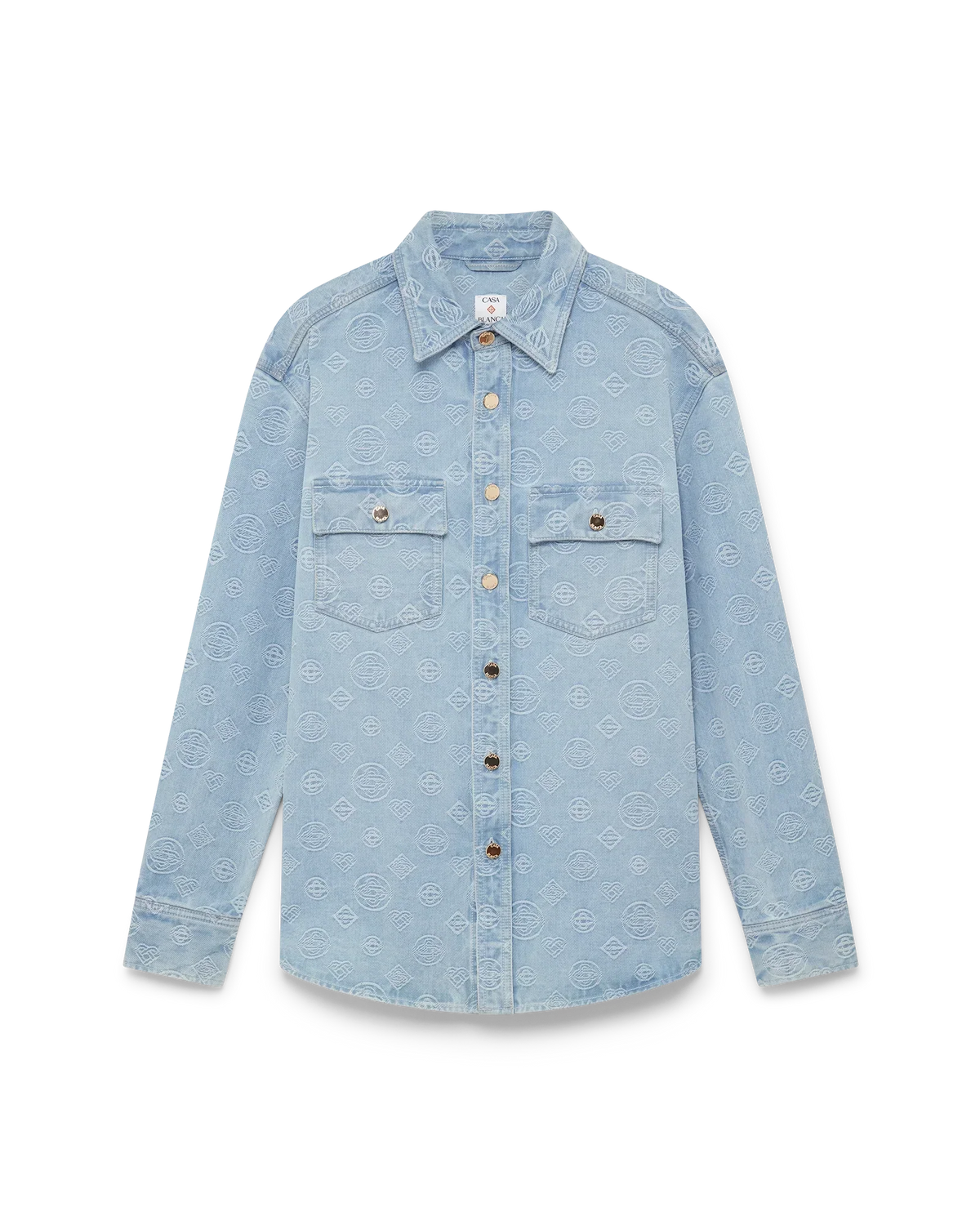 Denim Monogram Shirt | Casablanca Paris | Image 1