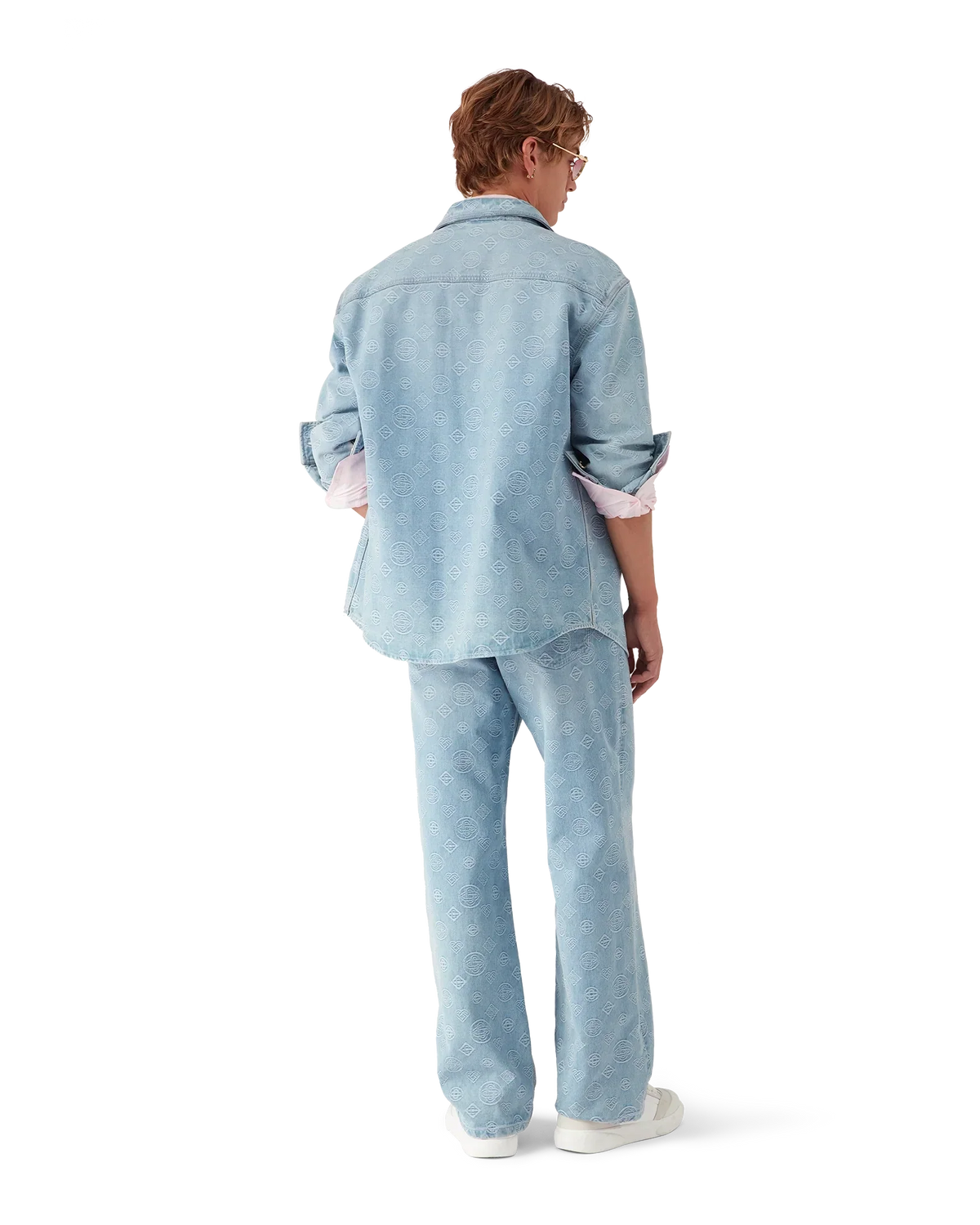 Denim Monogram Shirt | Casablanca Paris | Image 3