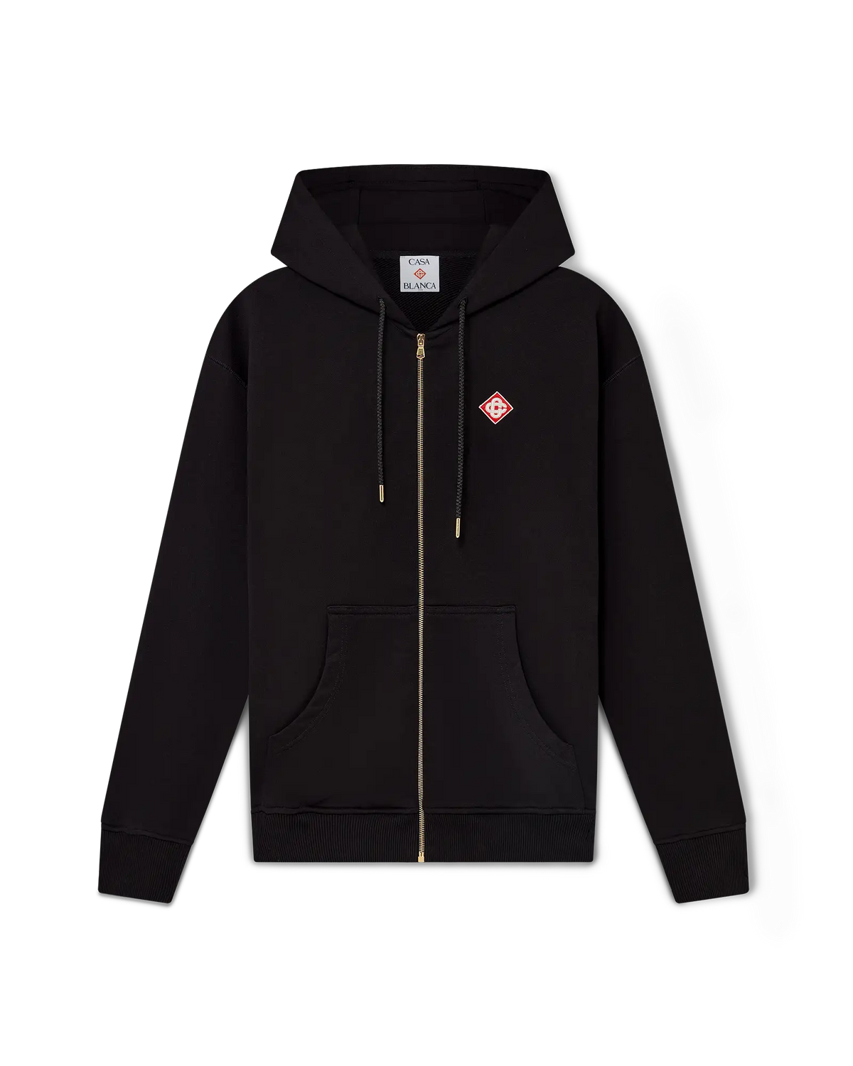 Diamond Logo Zip Hooded Sweatshirt | Casablanca Paris | Image 1