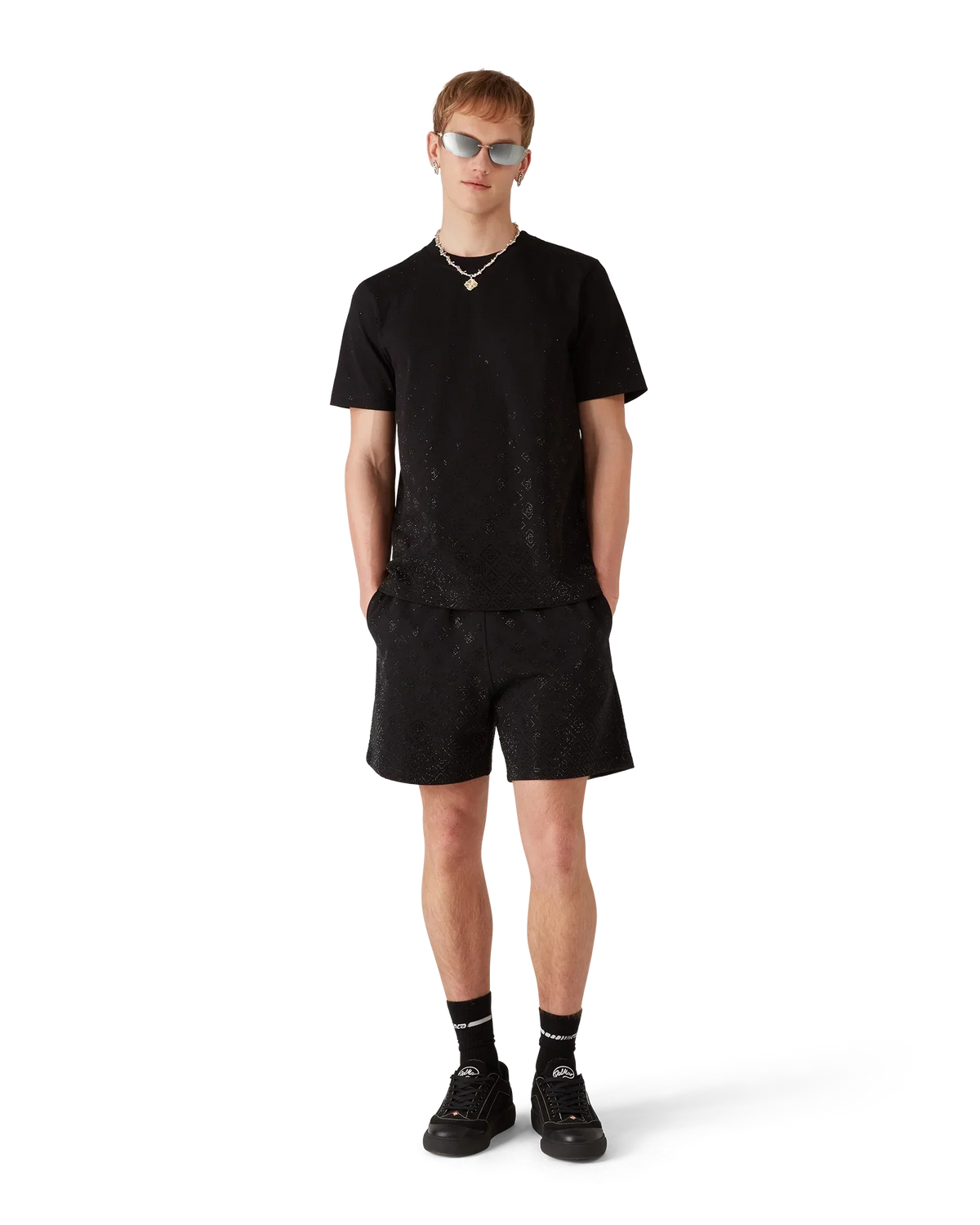 Crystal Monogram Sweatshorts | Casablanca Paris | Image 2