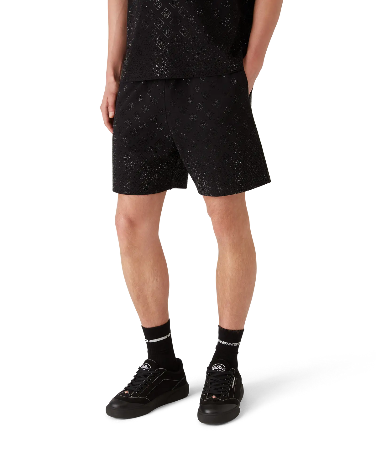 Crystal Monogram Sweatshorts | Casablanca Paris | Image 4