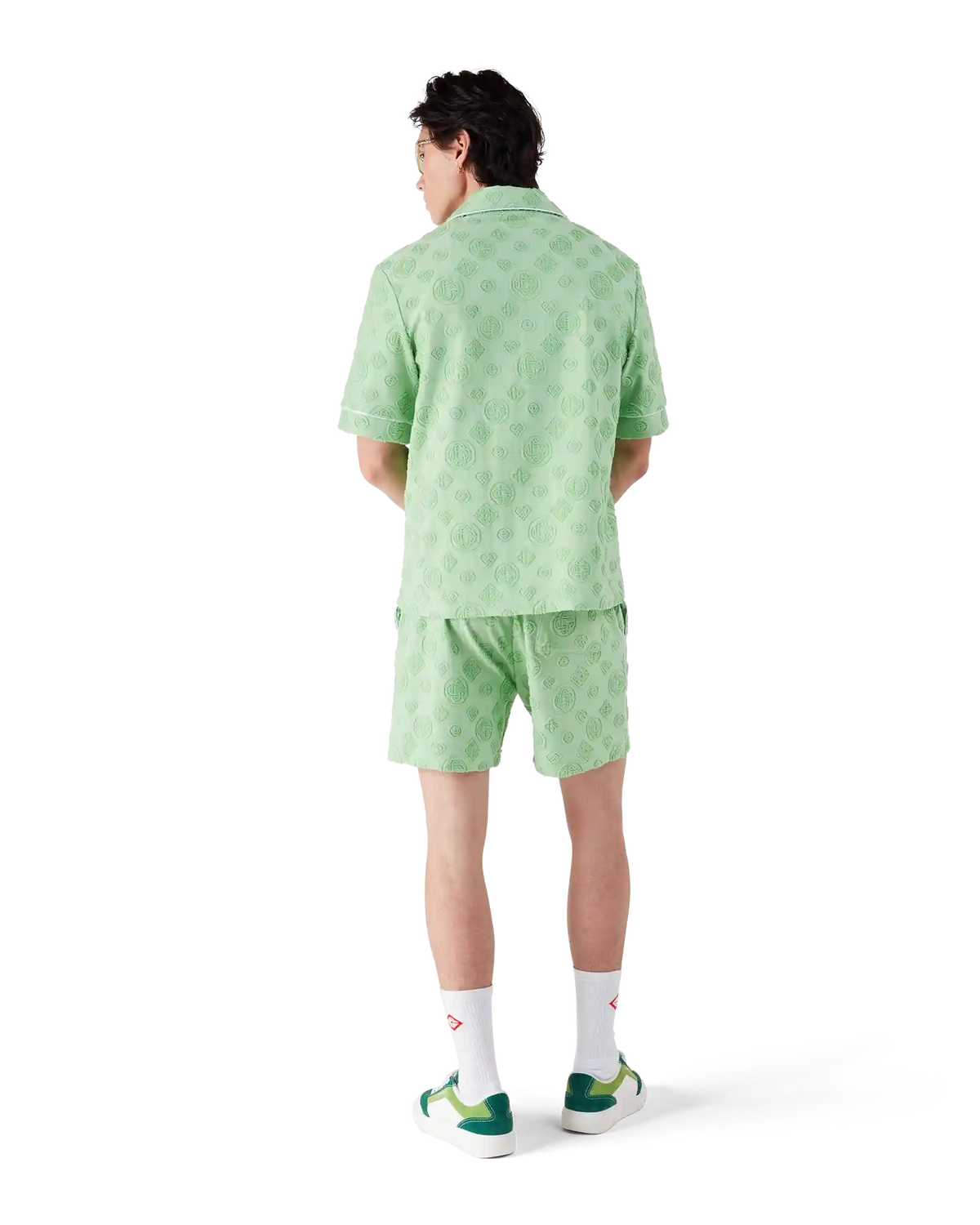 Towelling Monogram Shorts | Casablanca Paris | Image 3