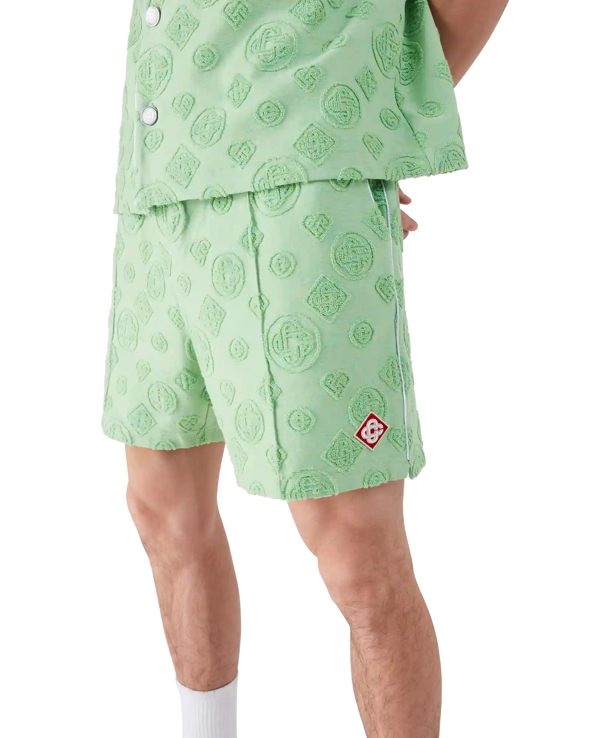 Towelling Monogram Shorts | Casablanca Paris | Image 5