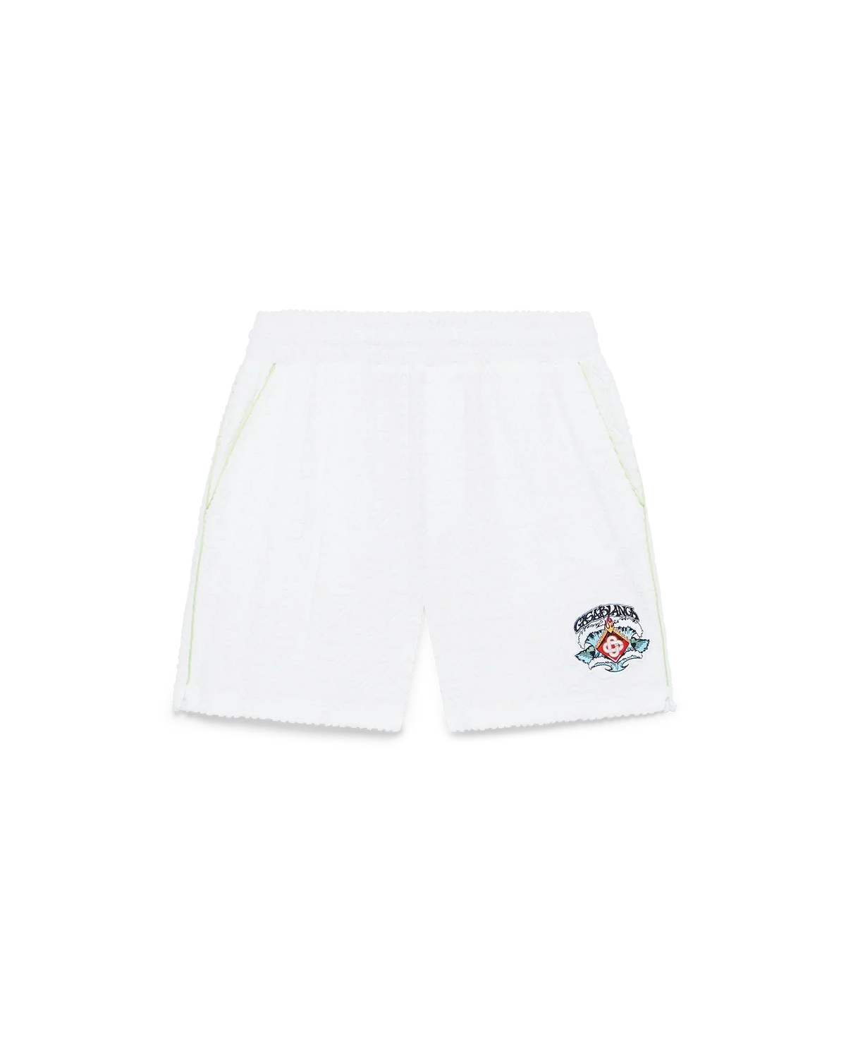 White Towelling Shorts | Casablanca Paris | Image 1
