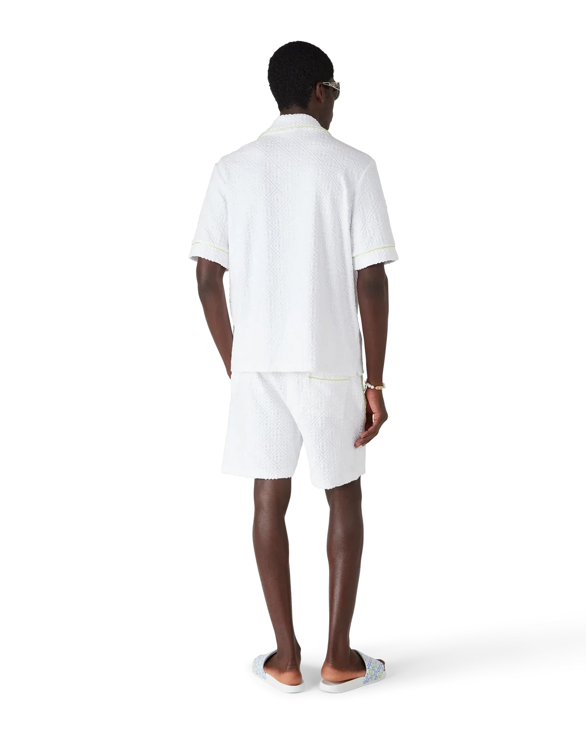 White Towelling Shorts | Casablanca Paris | Image 4