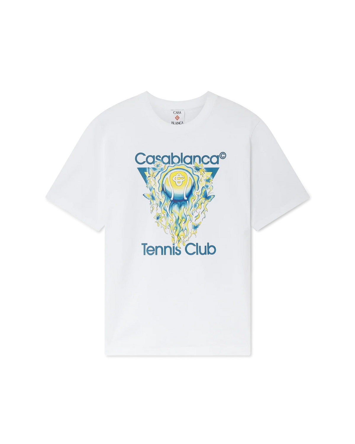 Tennis Club Icon Short Sleeve T-Shirt | Casablanca Paris | Image 1