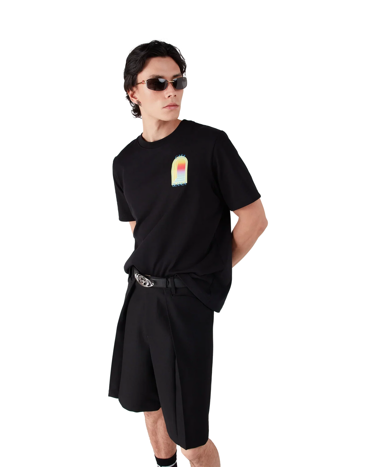 L'Arche Short Sleeve T-Shirt | Casablanca Paris | Image 4