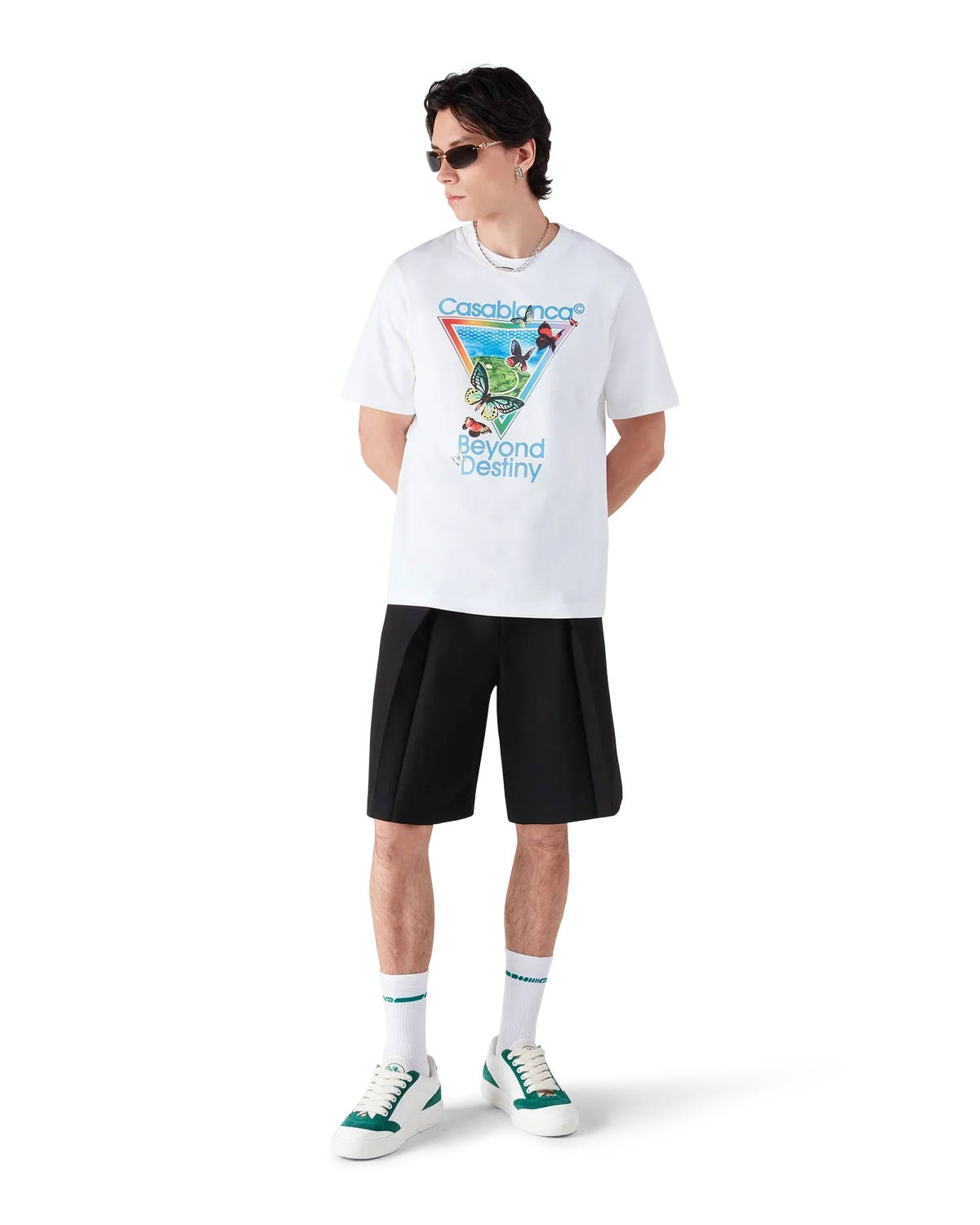 Tennis Club Beyond Destiny Short Sleeve T-Shirt | Casablanca Paris | Image 2