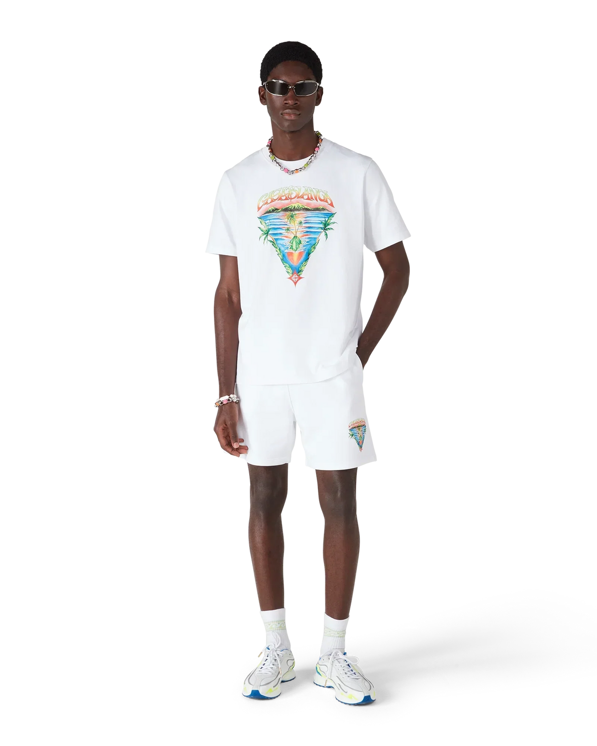 Innocence Triangle Short Sleeve T-Shirt | Casablanca Paris | Image 2