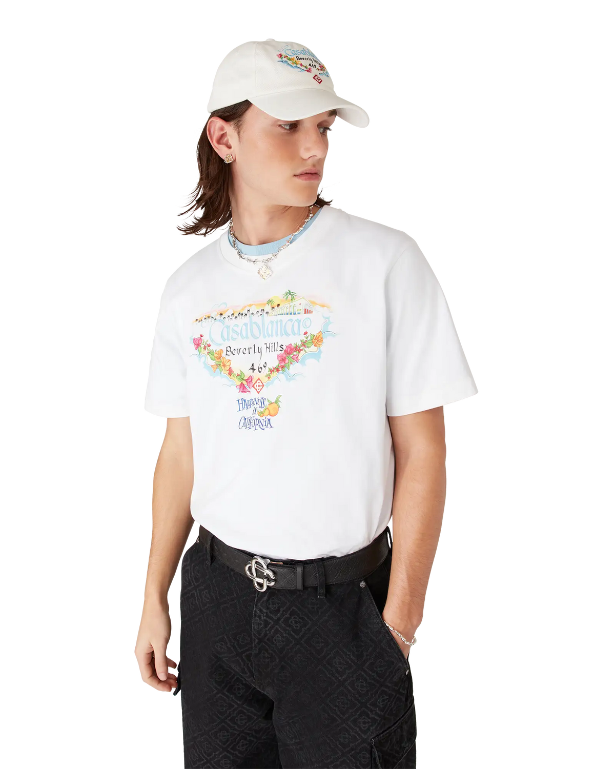 Los Angeles Store Short Sleeve T-Shirt | Casablanca Paris | Image 4