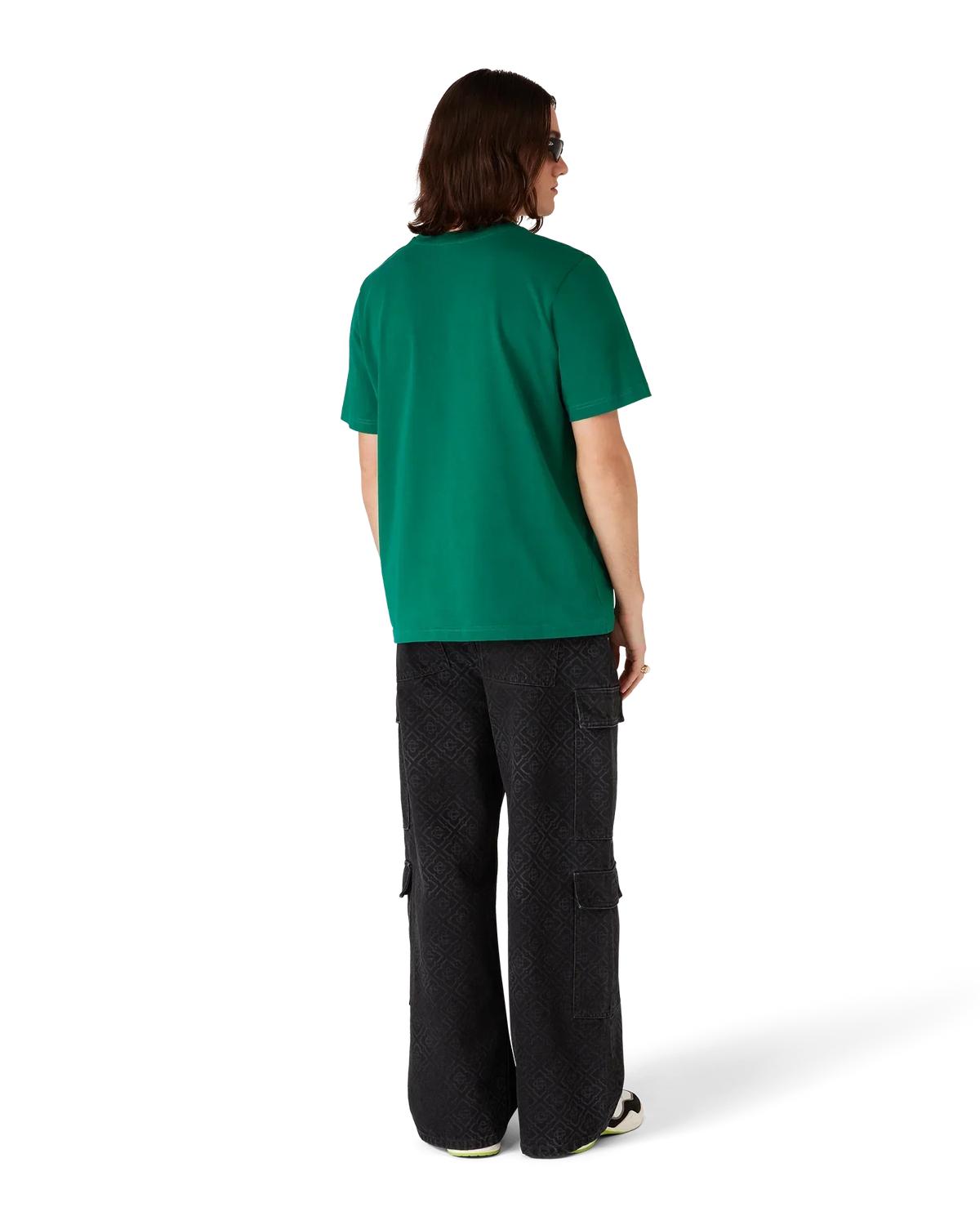 Evergreen Diamond Logo Short Sleeve T-Shirt | Casablanca Paris | Image 3