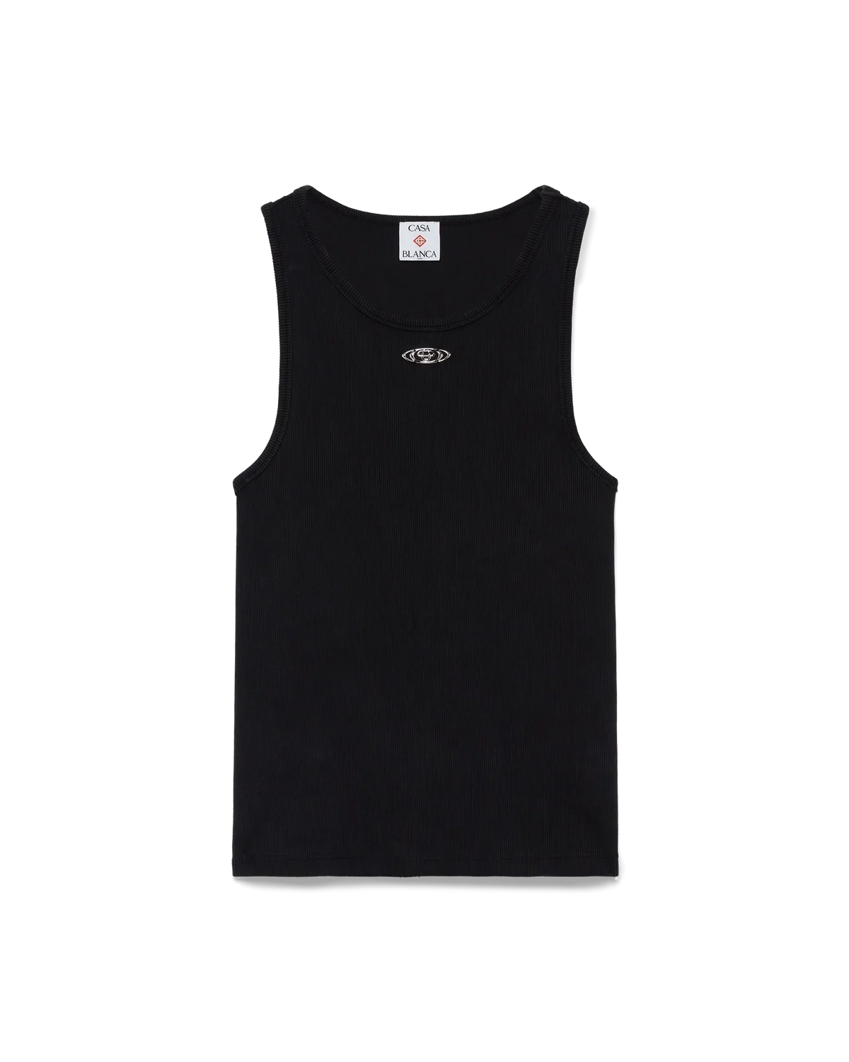 Faded Ribbed Tank Top | Casablanca Paris | Image 1