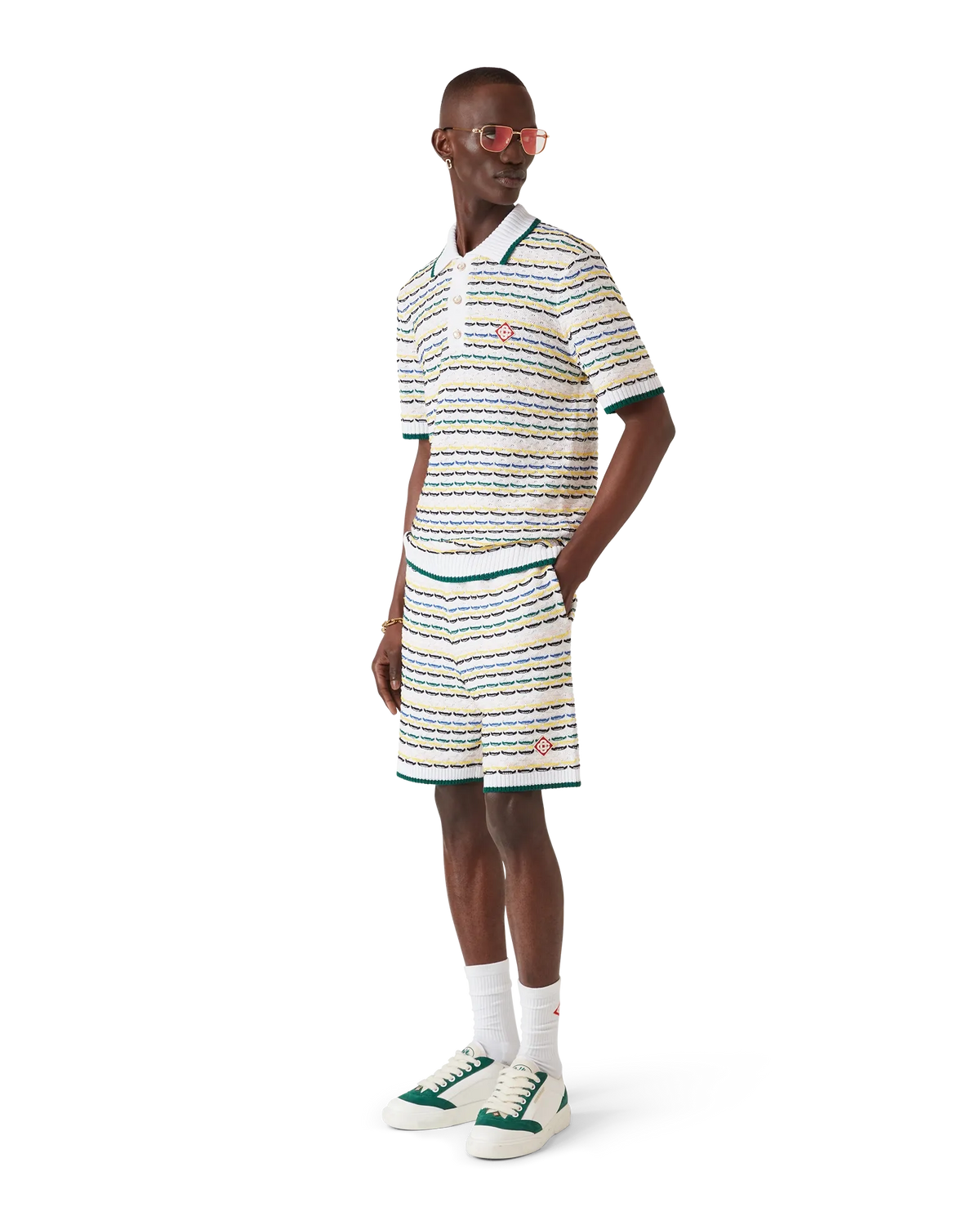 Tuck Stitch Shorts | Casablanca Paris | Image 2