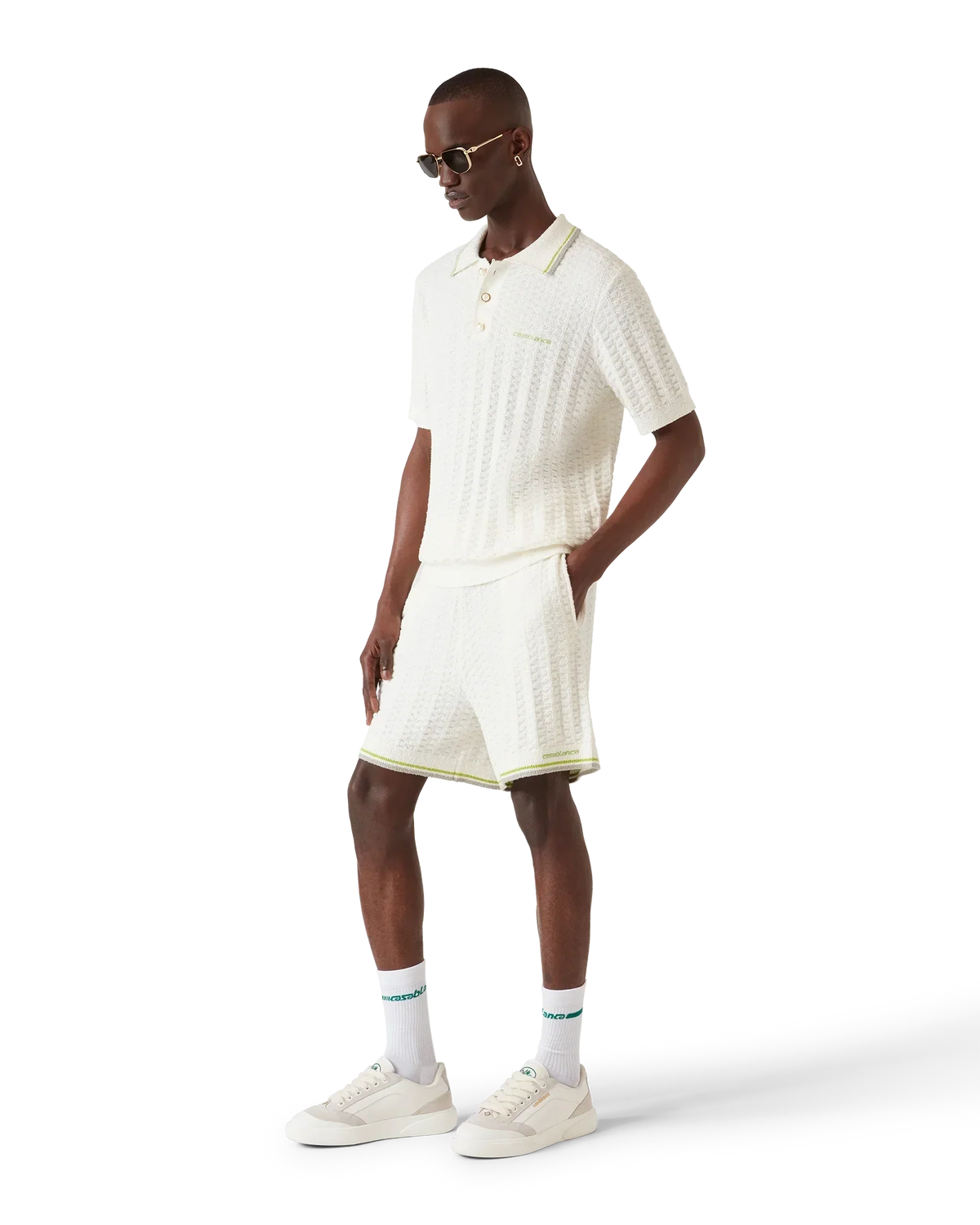 Tennis Boucle Polo Shirt | Casablanca Paris | Image 2