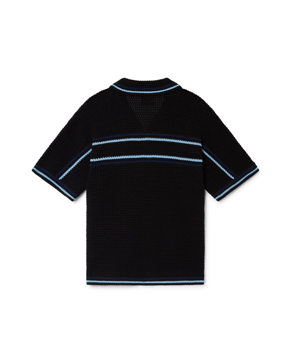 Tennis Cotton Crochet Short Sleeve Shirt | Casablanca Paris | Image 5