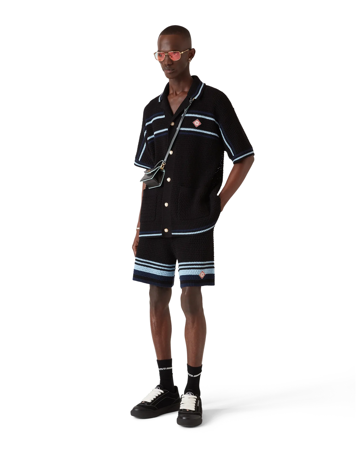 Tennis Cotton Crochet Shorts | Casablanca Paris | Image 2