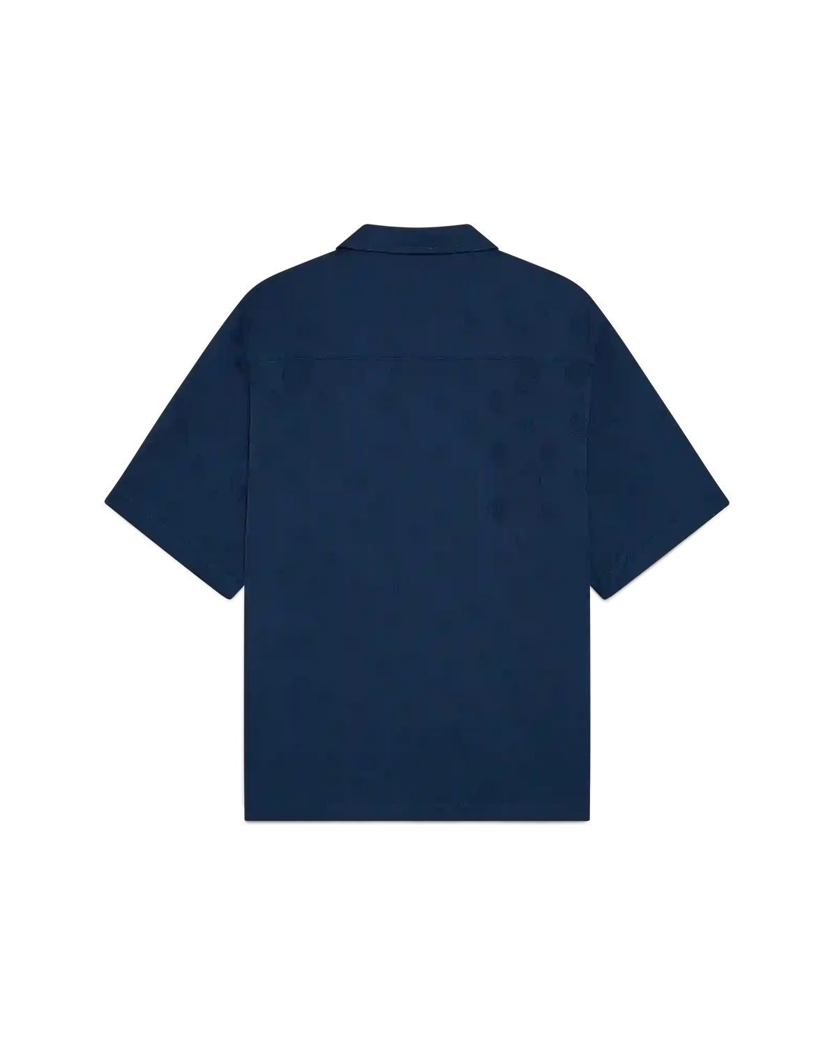 Navy Monogram Short Sleeve Shirt | Casablanca Paris | Image 6
