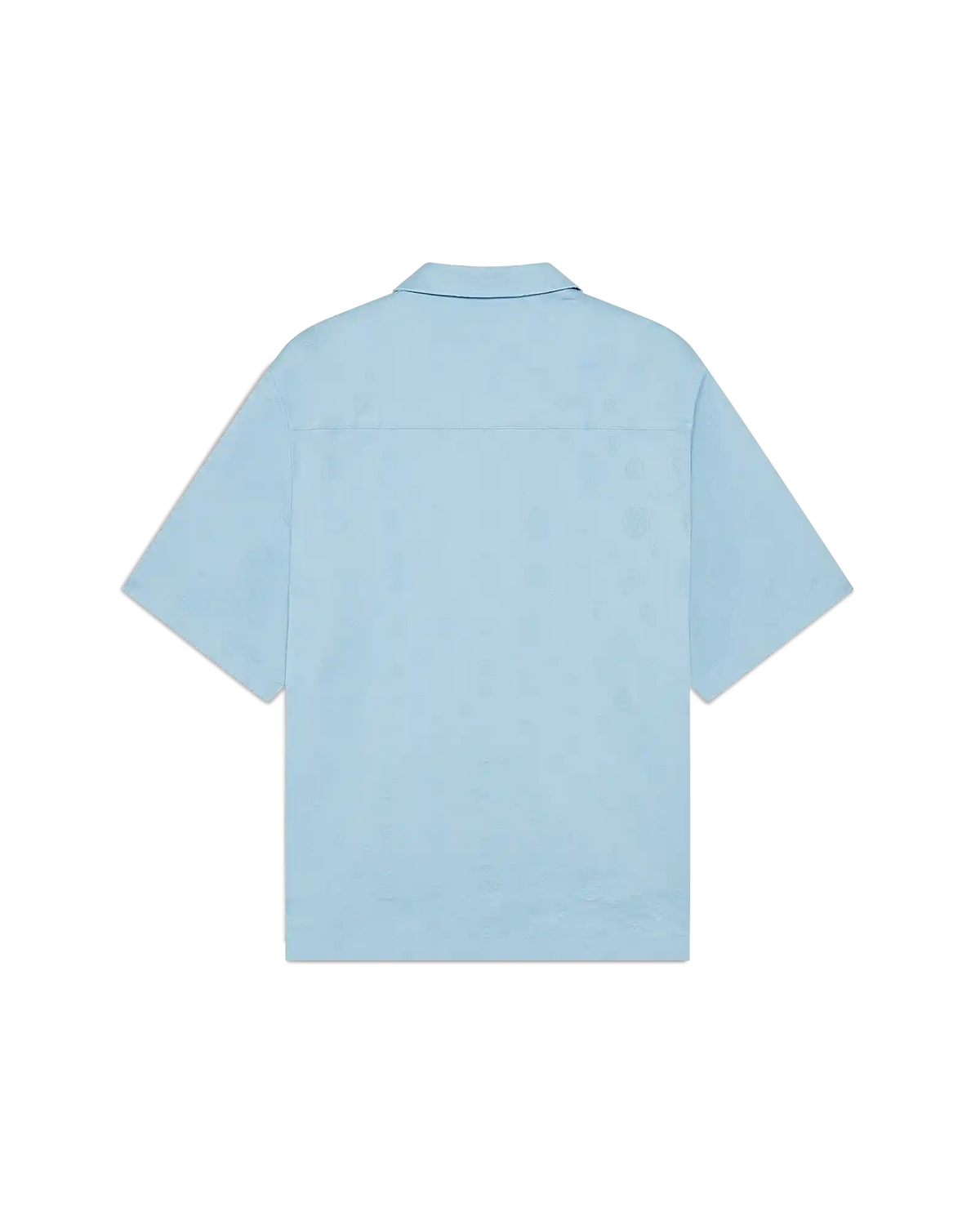 Light Blue Monogram Short Sleeve Shirt | Casablanca Paris | Image 6
