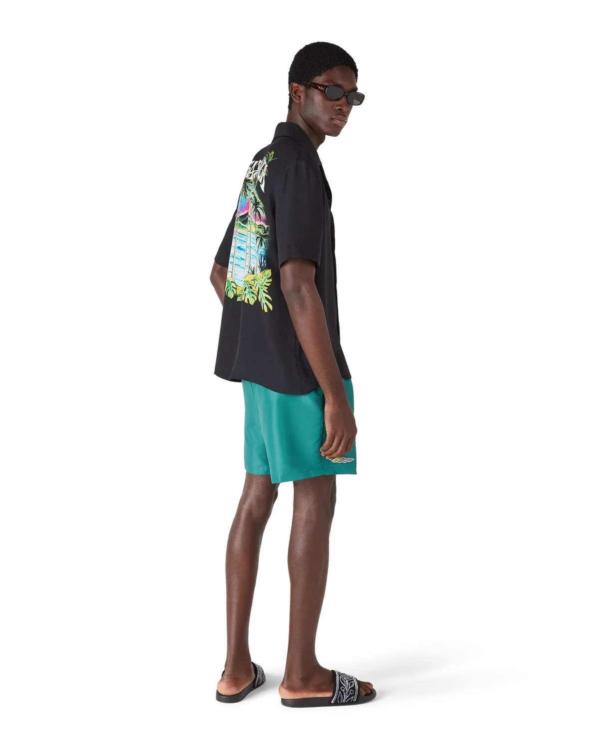 Casa Embroidery Swim Shorts | Casablanca Paris | Image 3