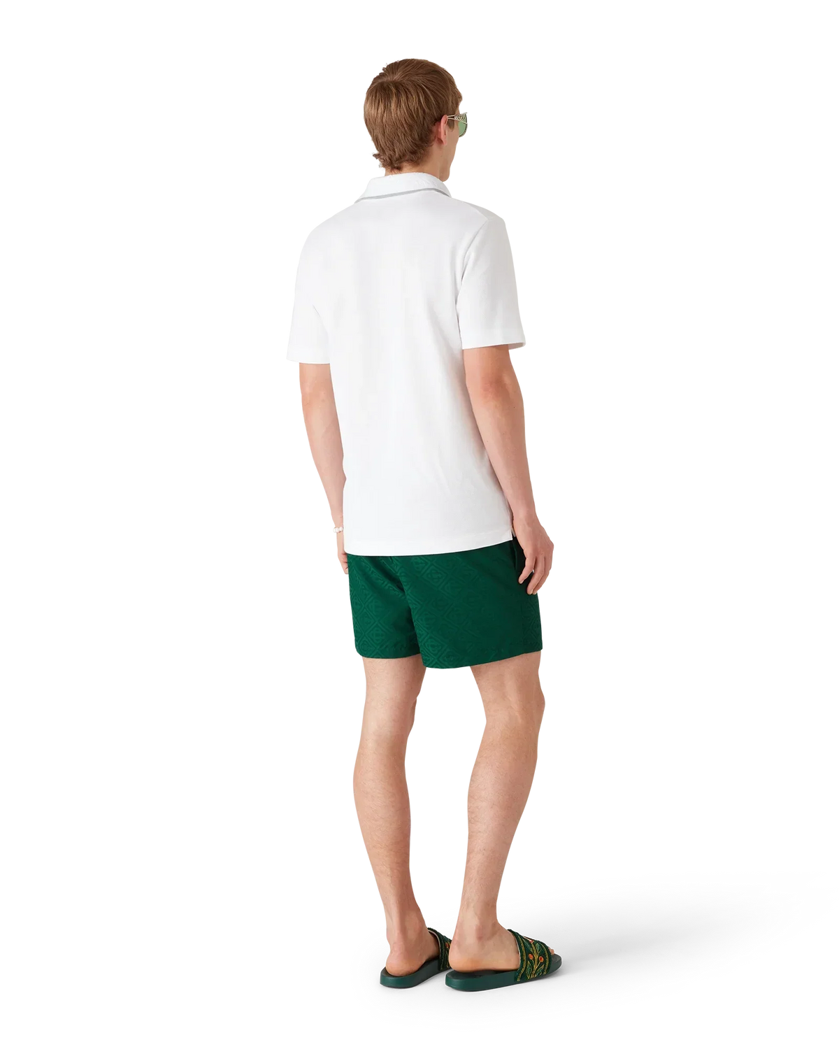 Monogram Jacquard Swim Shorts | Casablanca Paris | Image 4