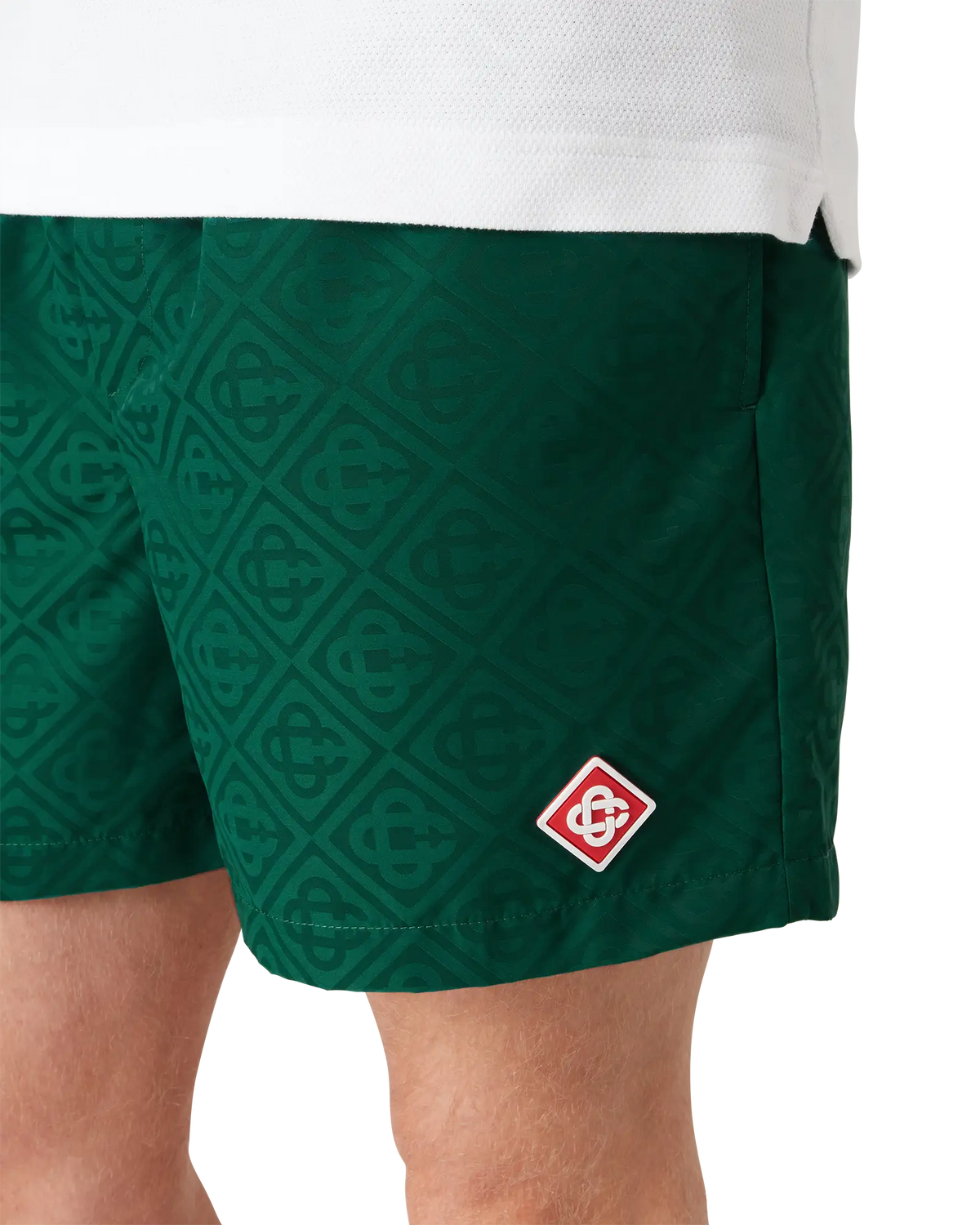 Monogram Jacquard Swim Shorts | Casablanca Paris | Image 5