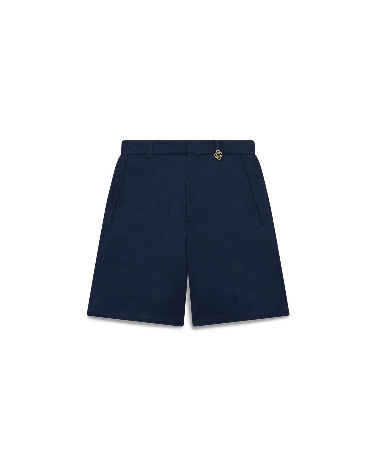 Navy Monogram Shorts | Casablanca Paris | Image 1