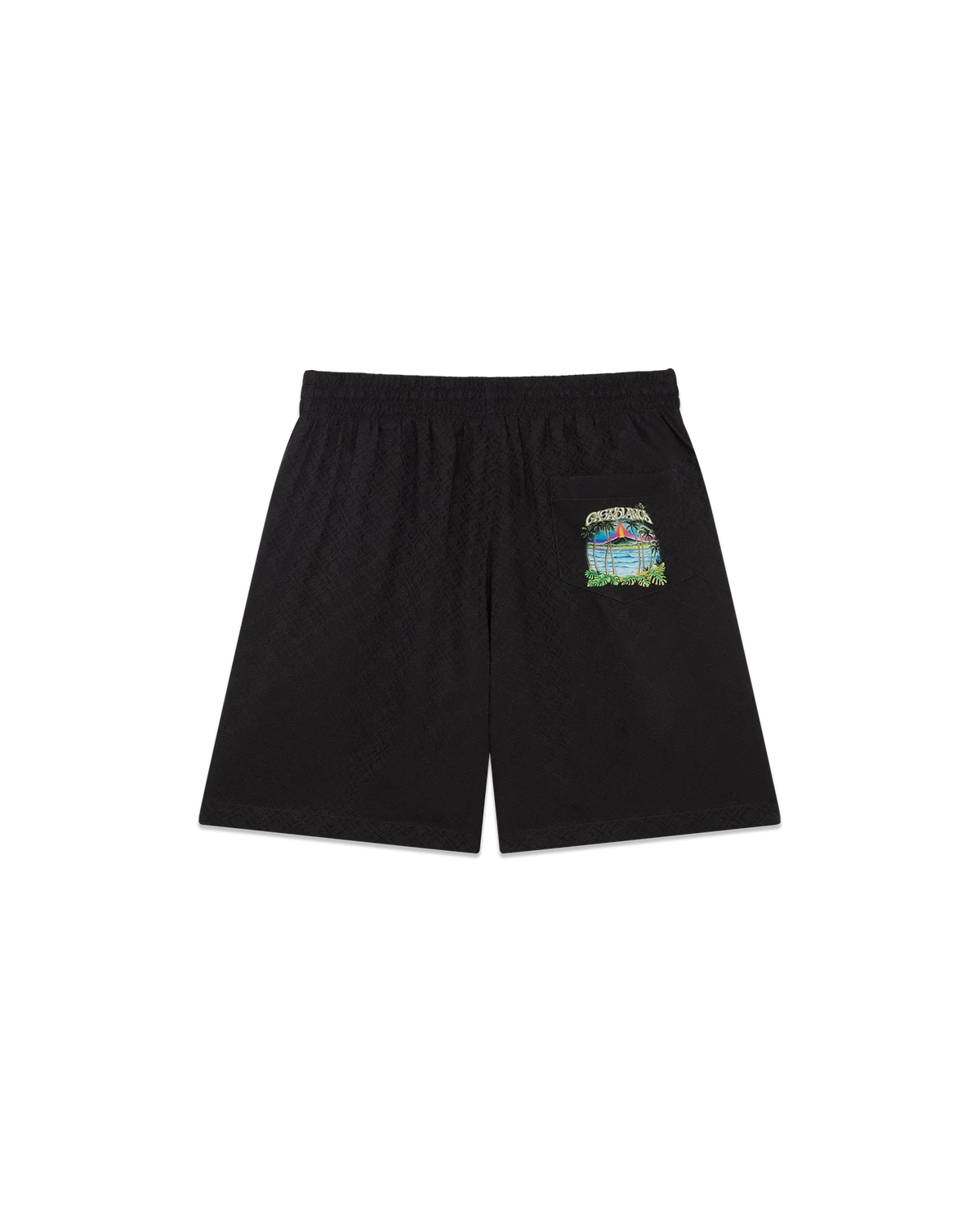 Volcano Jacquard Silk Shorts | Casablanca Paris | Image 1